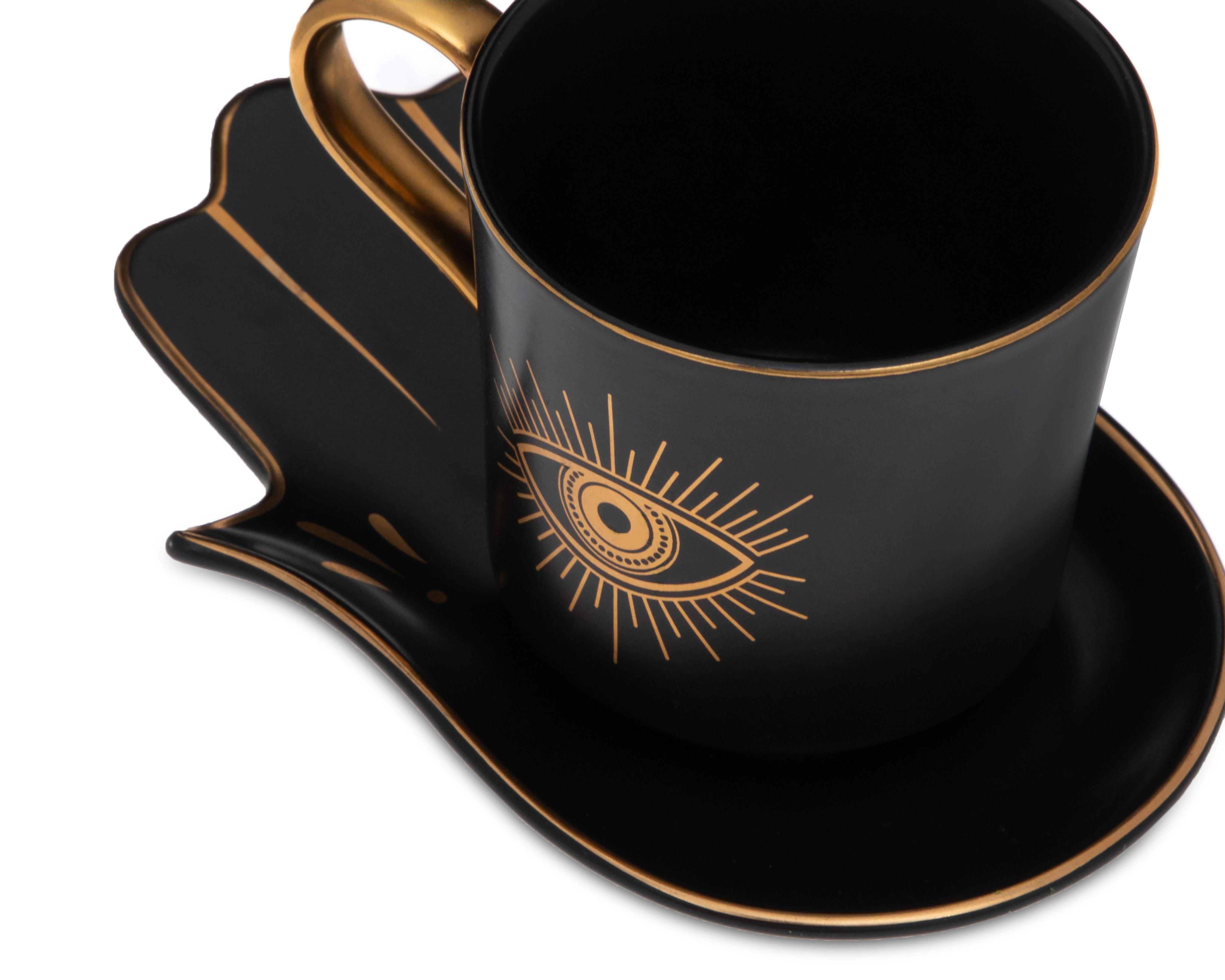 Foto 5 pulgar | Taza con Plato Decorativo Blaine