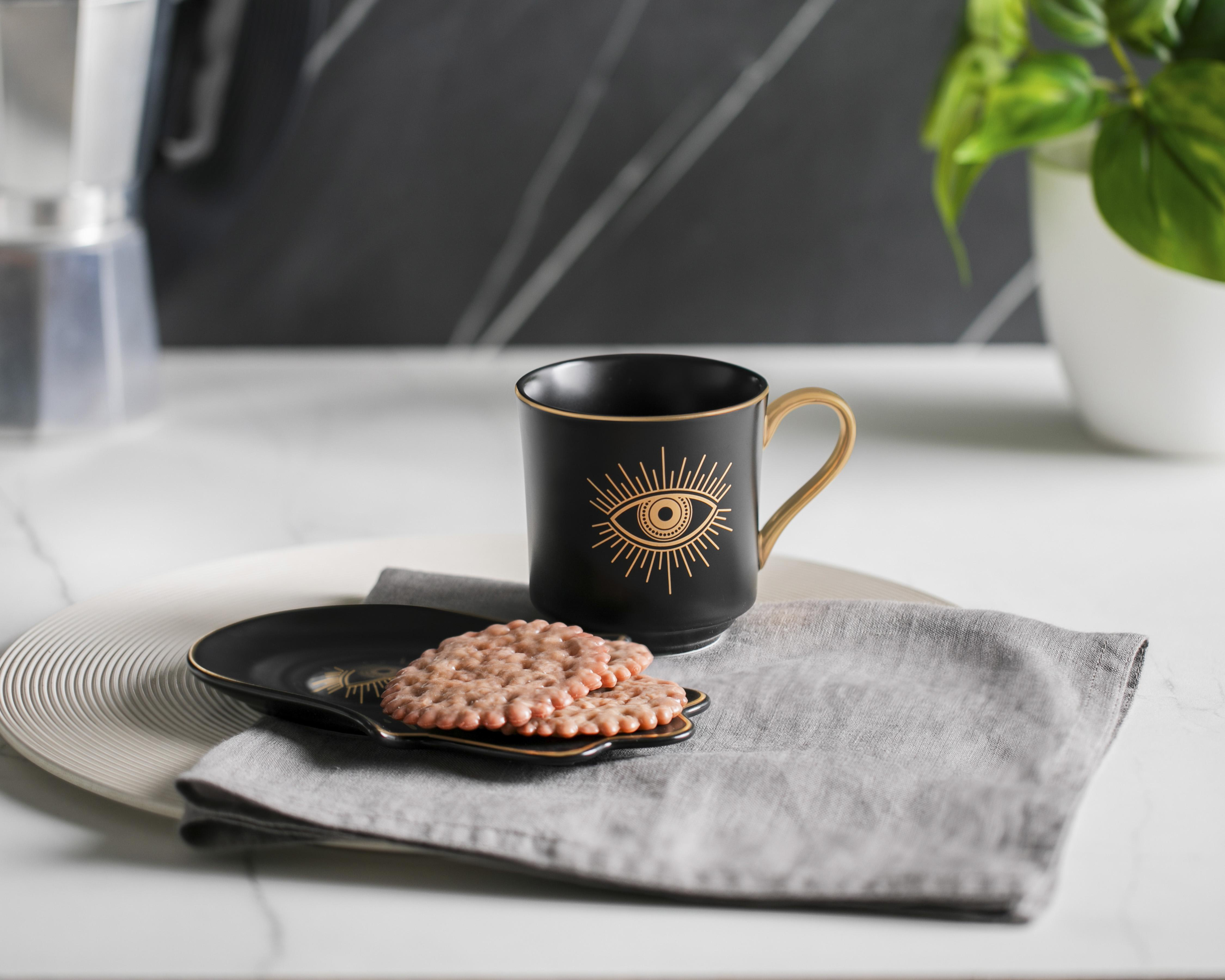 Foto 6 pulgar | Taza con Plato Decorativo Blaine
