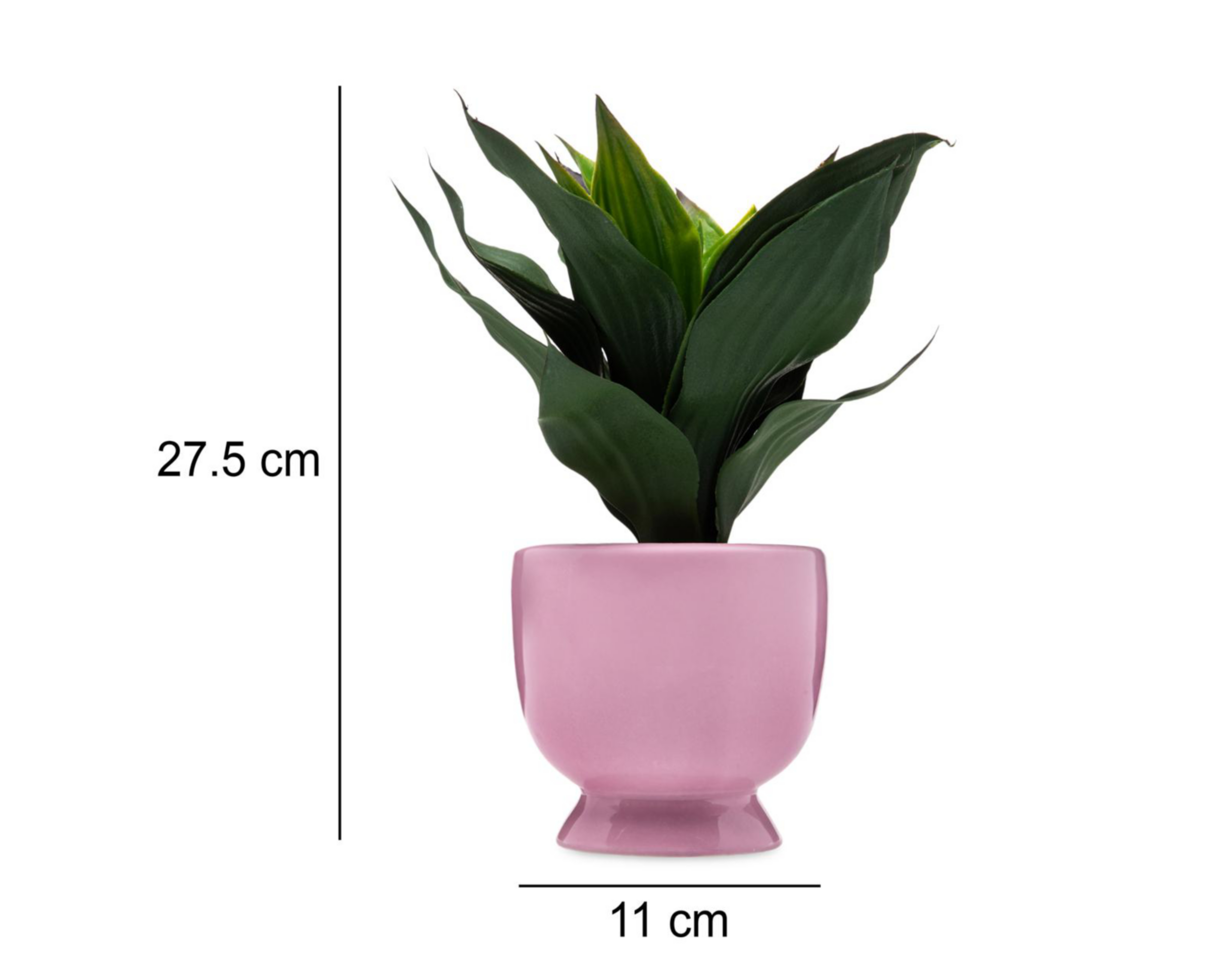 Foto 5 pulgar | Planta Artificial con Maceta Starhaus 25 cm