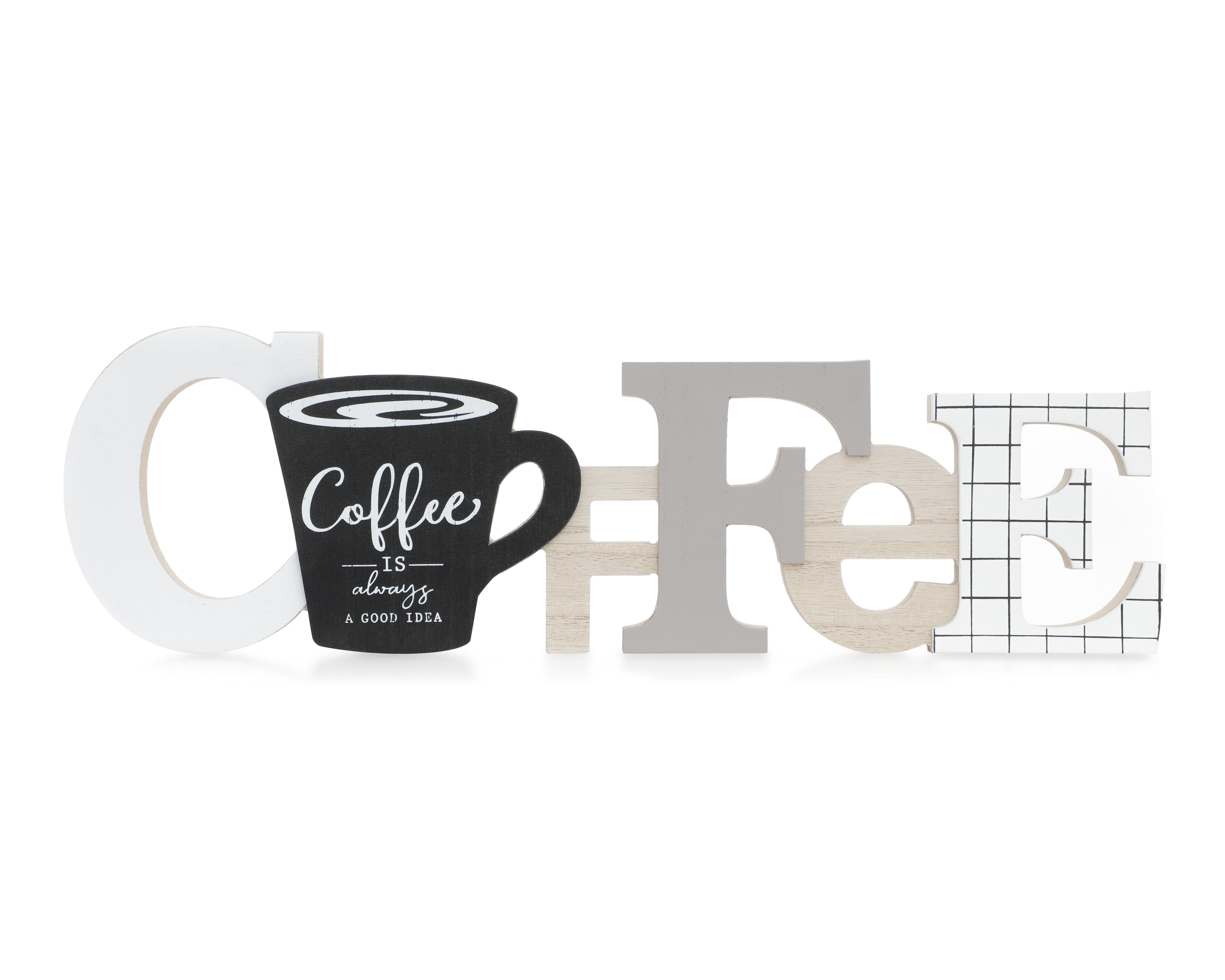 Letrero Decorativo Coffees