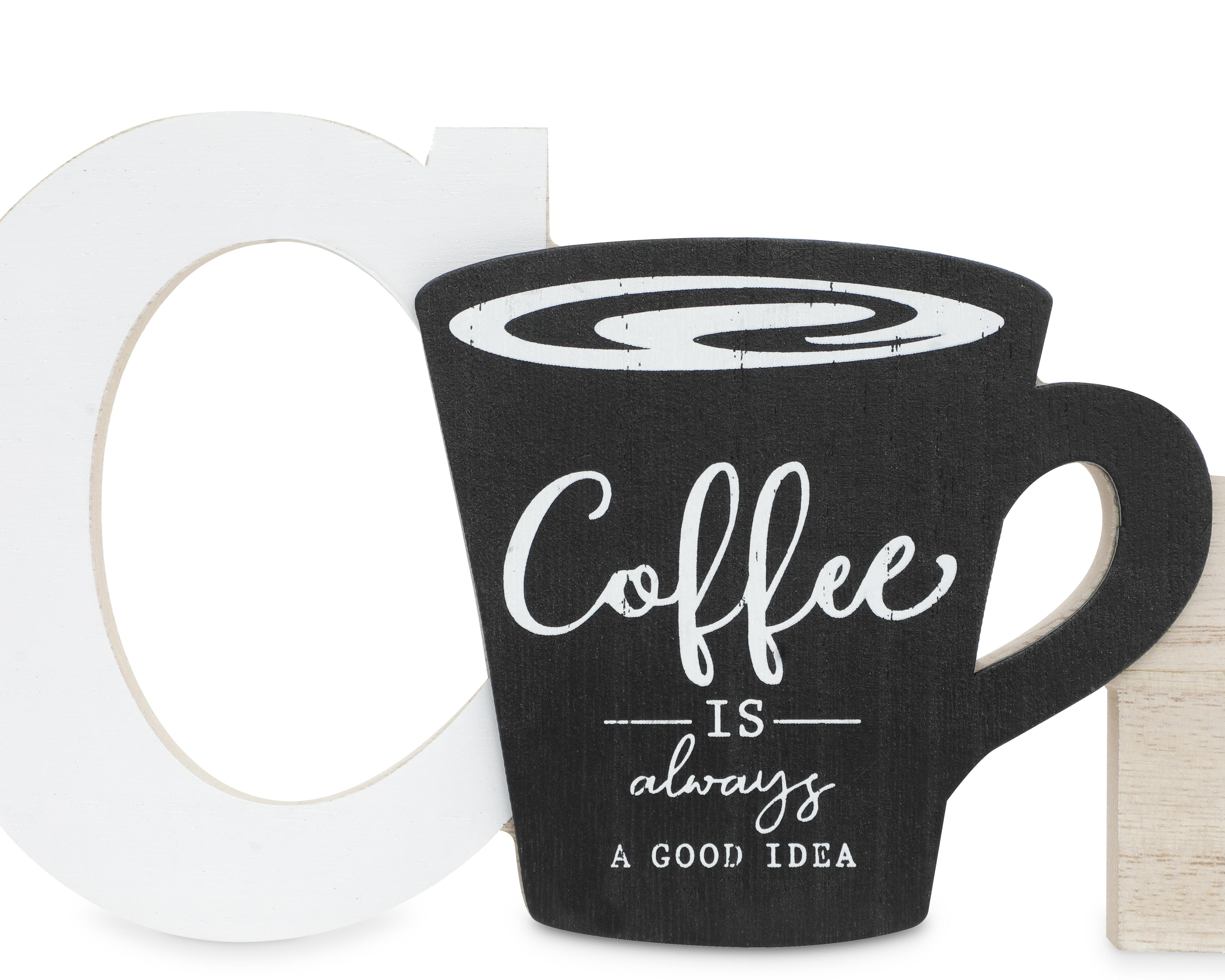 Foto 4 pulgar | Letrero Decorativo Coffees