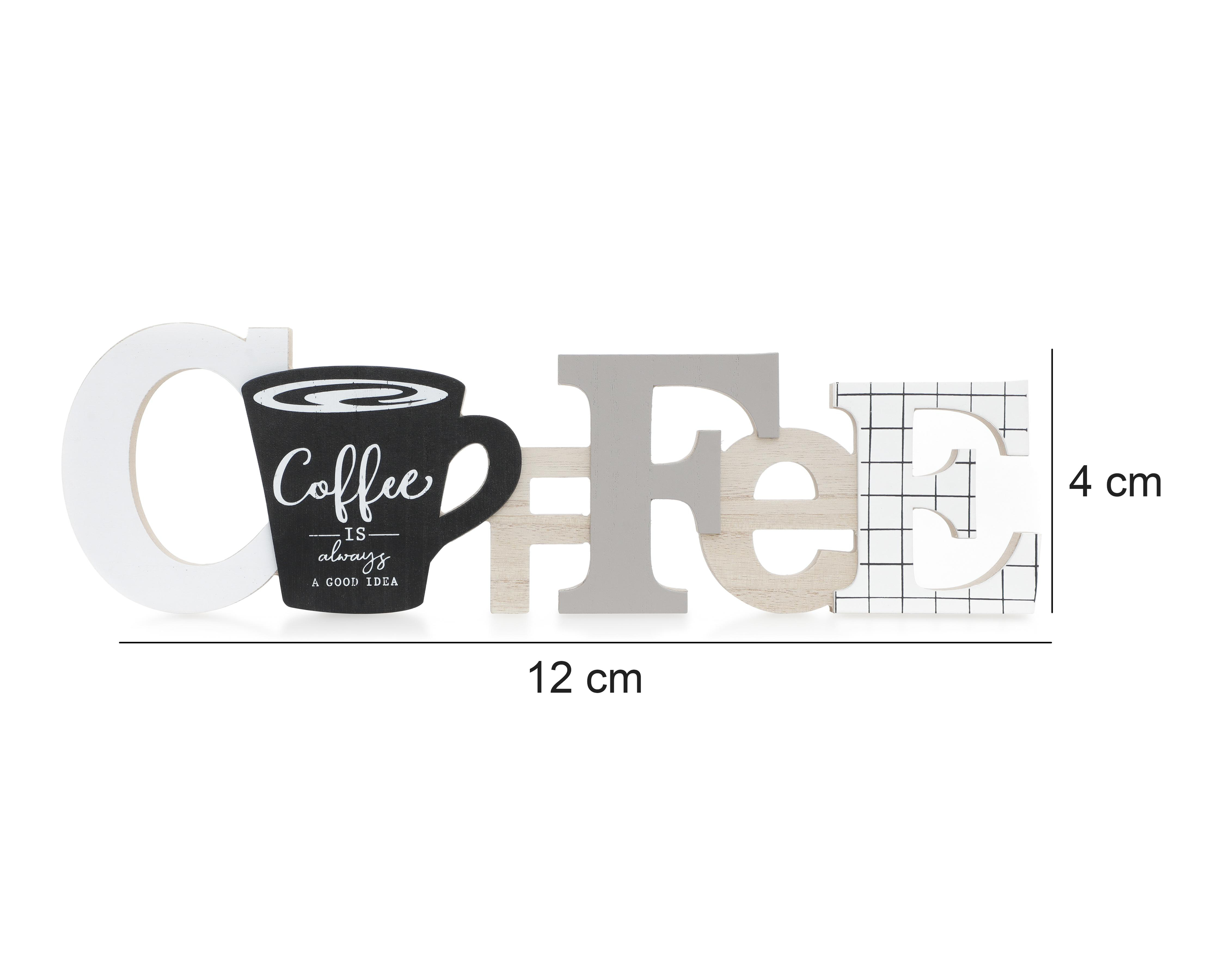 Foto 6 pulgar | Letrero Decorativo Coffees