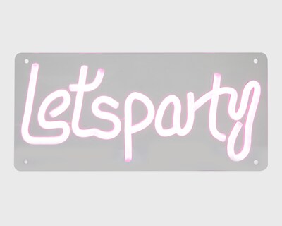 Foto 4 | Letrero Decorativo Lets Party con Luces