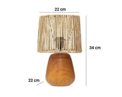 Foto 4 | Lámpara de Mesa Noraj