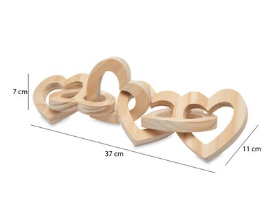 Foto 5 | Escultura de Corazones Evi