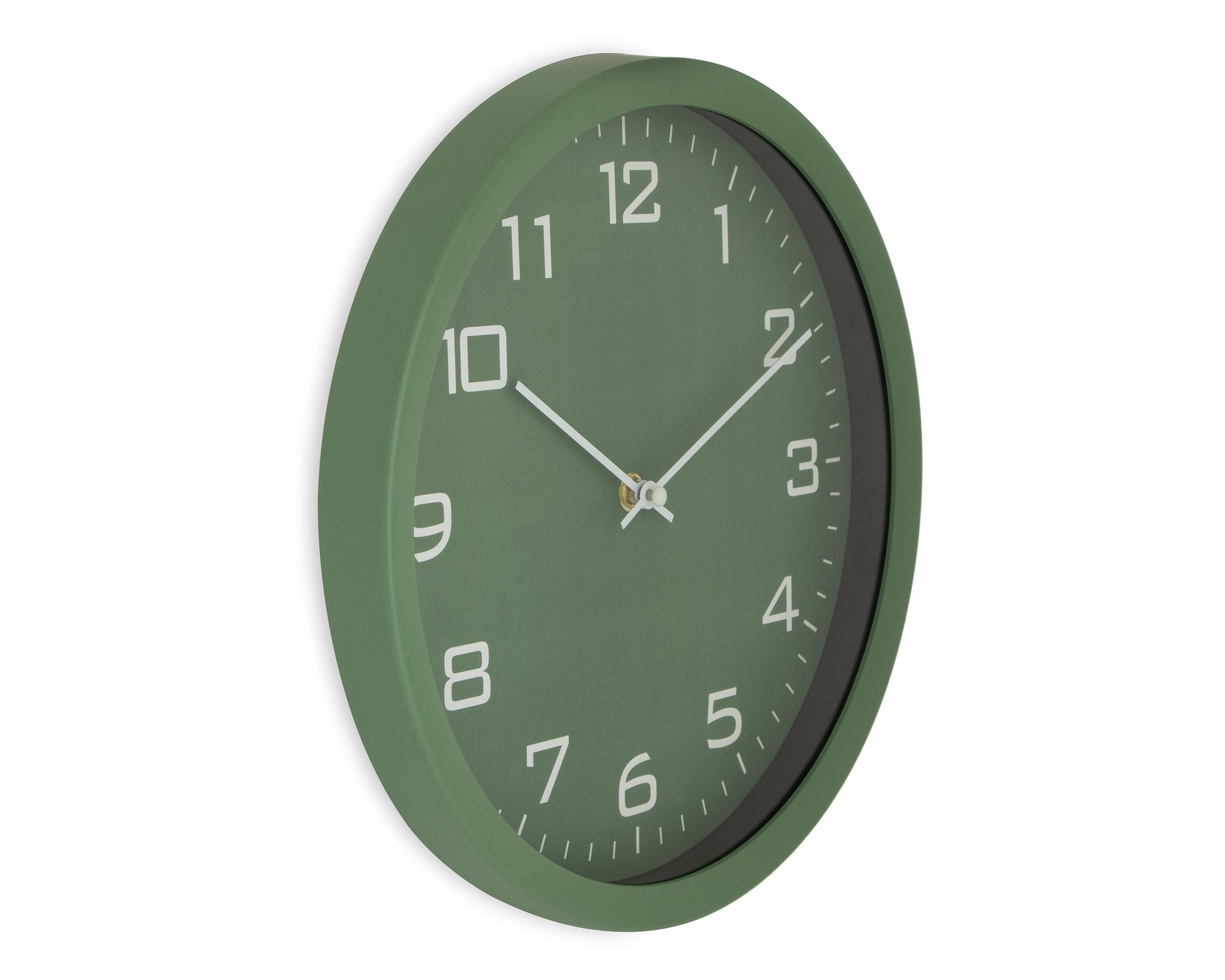 Foto 3 pulgar | Reloj de Pared Green Hour