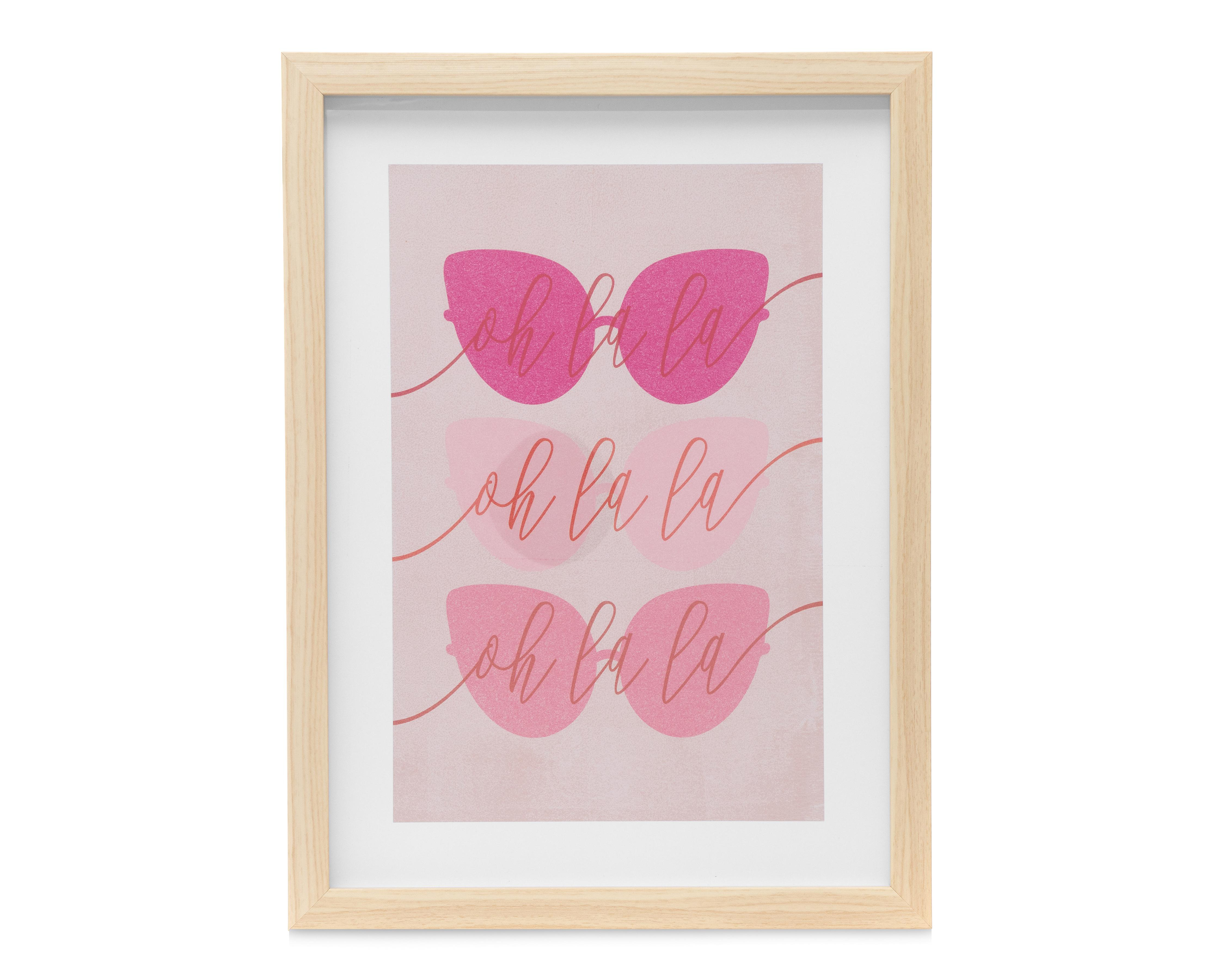 Cuadro Decorativo Oh La La $99