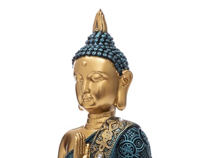 Foto 4 | Escultura Buda Gold