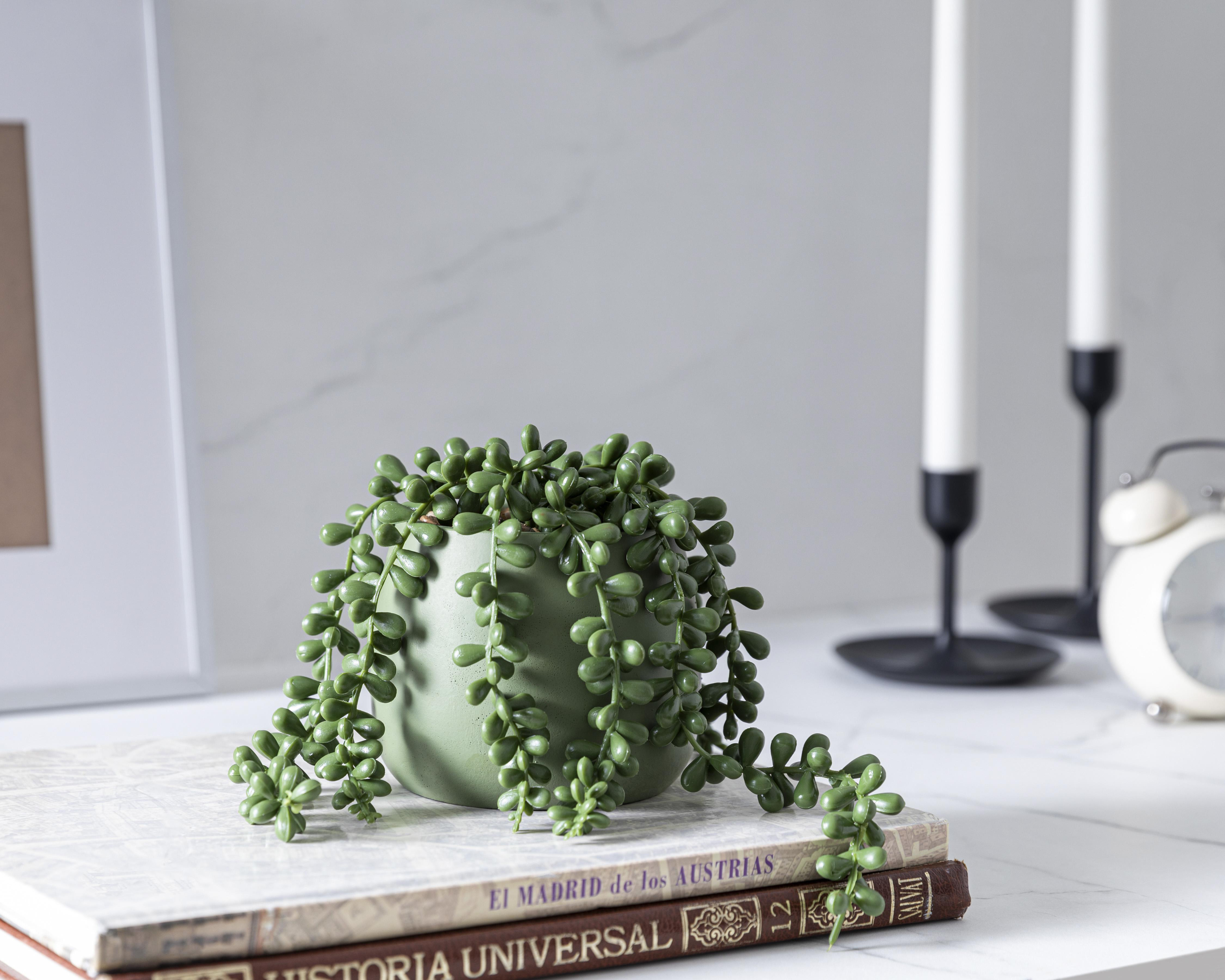 Foto 5 pulgar | Planta Artificial con Maceta Starhaus 12.5 cm