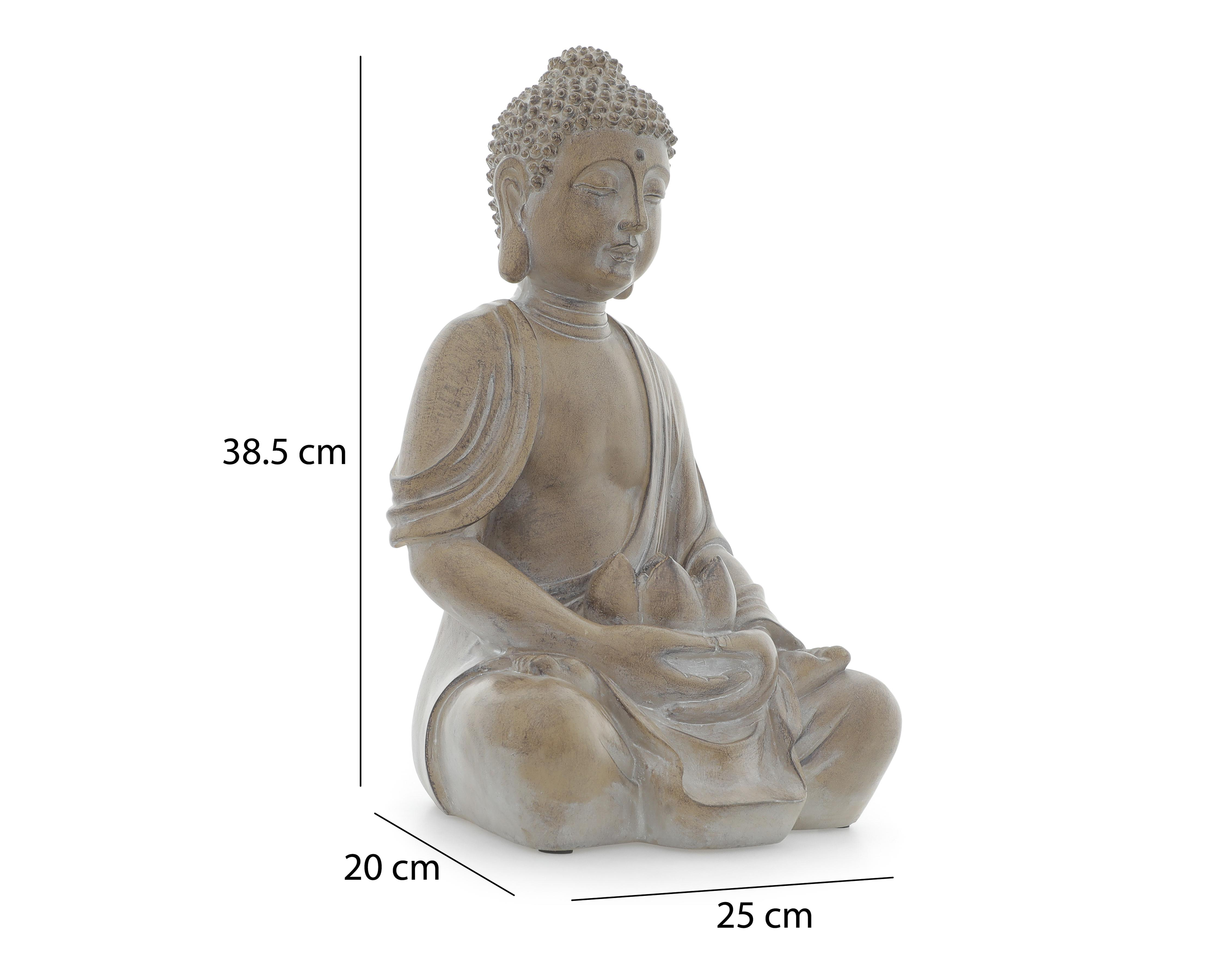 Foto 7 pulgar | Escultura de Buda Gotama de Cerámica