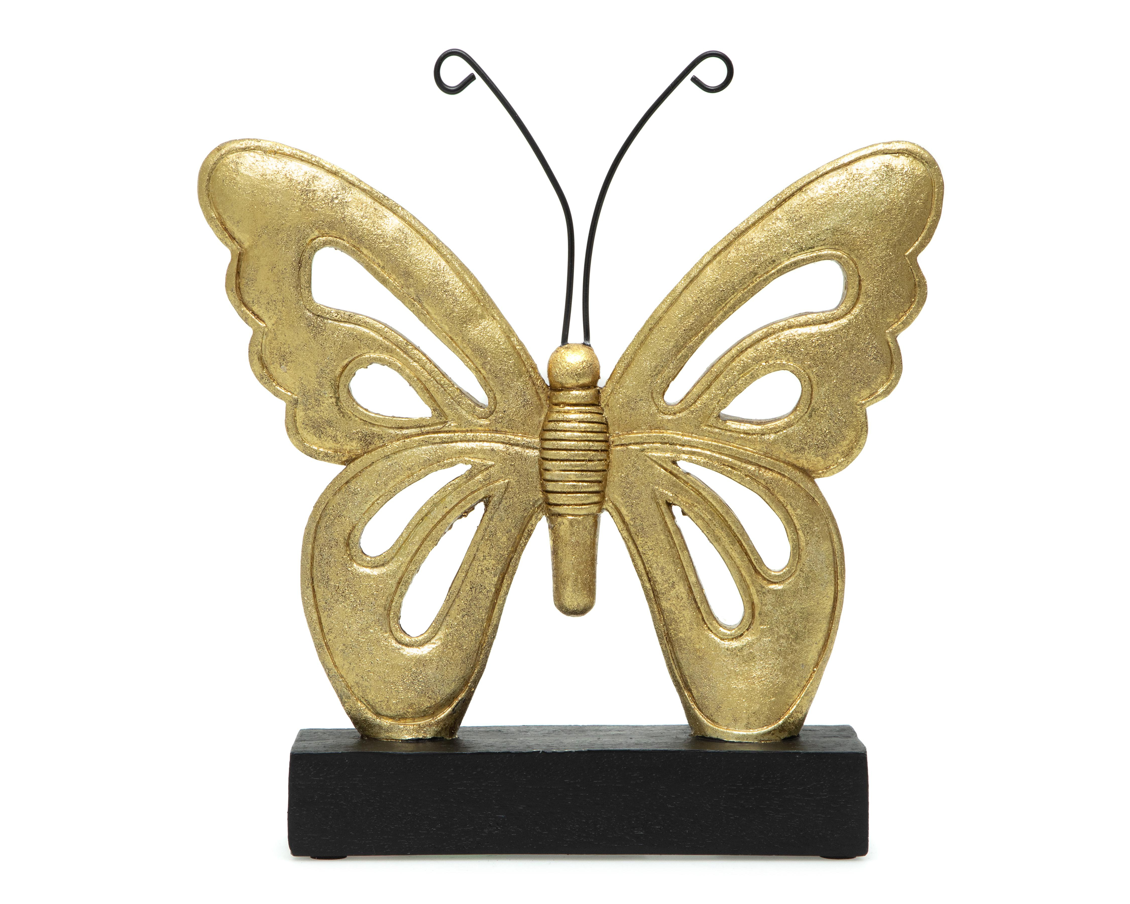 Foto 4 pulgar | Escultura Mariposa de Resina