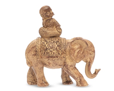 Foto 2 | Escultura de Elefante Amaranta de Poliresina