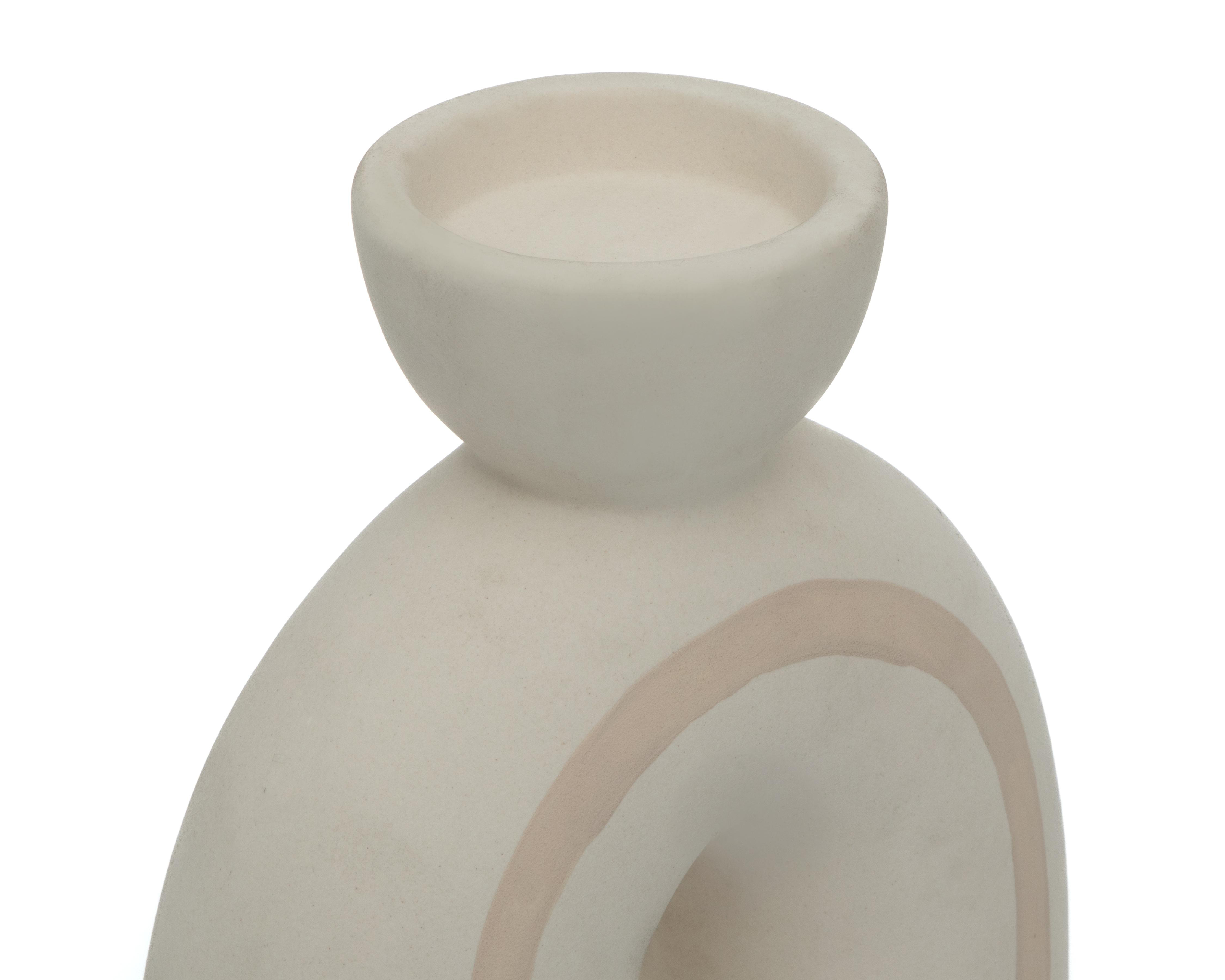 Foto 4 pulgar | Portavela Decorativo Lilys de Cerámica