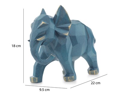 Foto 6 | Escultura de Elefante Momo de Poliresina