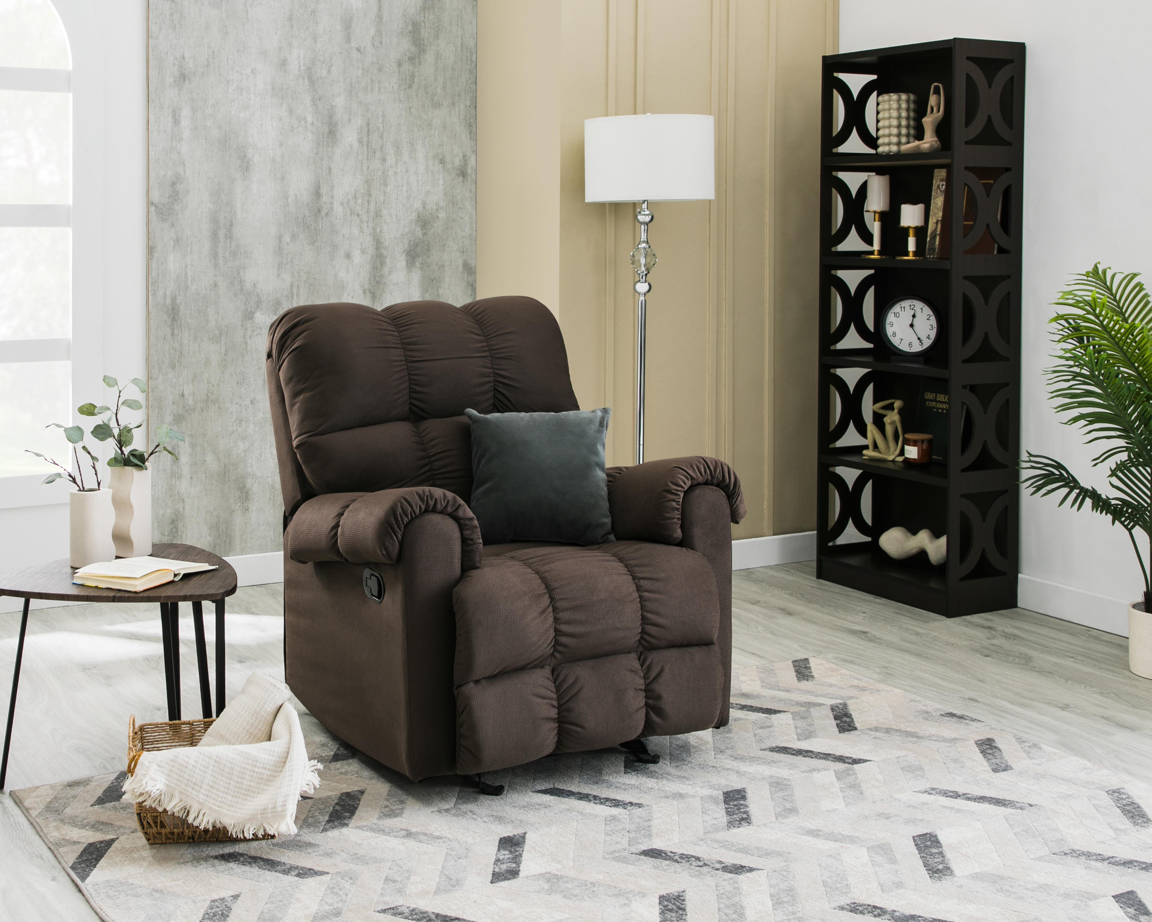 Sillón Reclinable/Mecedora Zuge Café