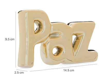 Foto 5 | Figura Decorativa Paz de Cerámica