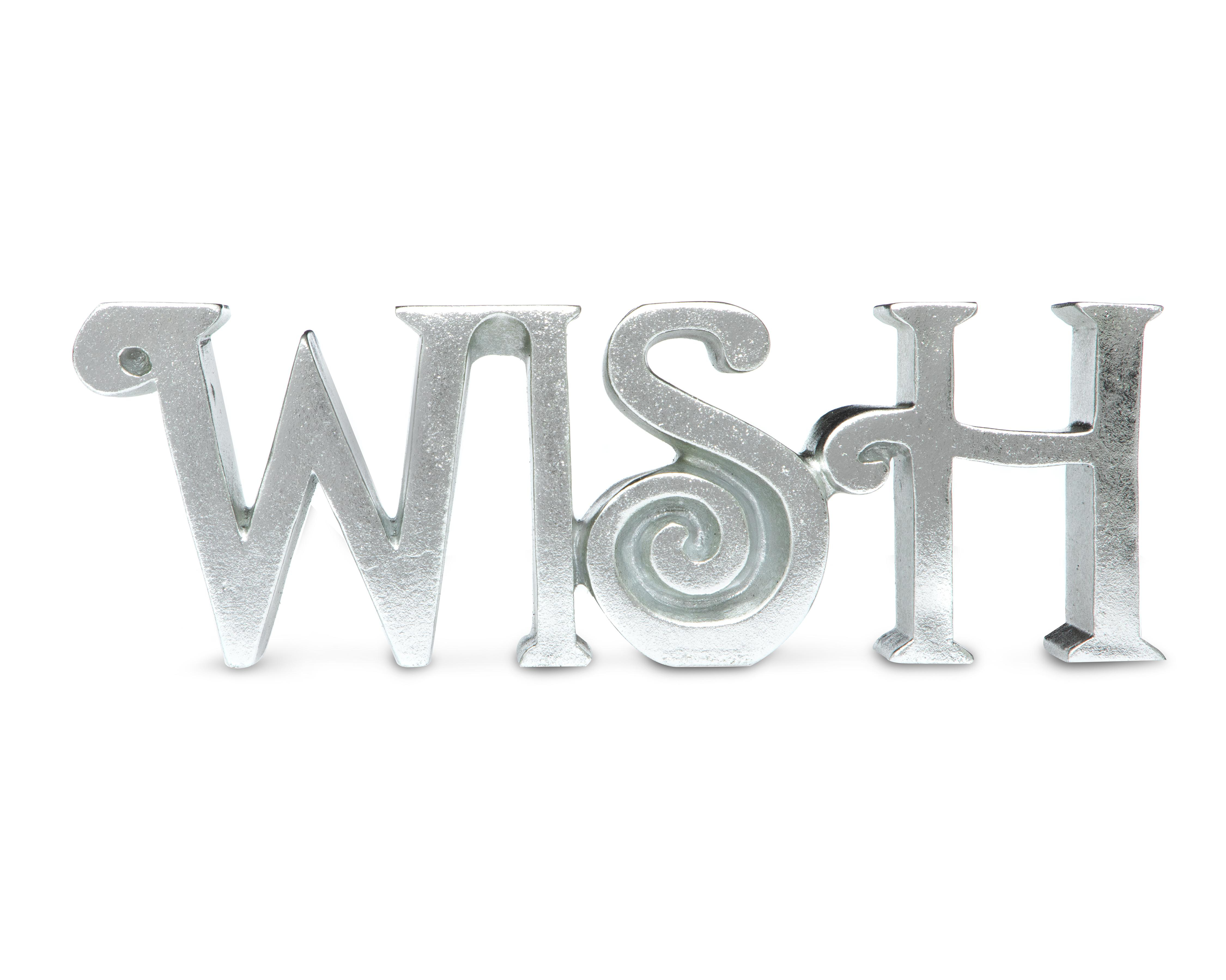 Foto 4 pulgar | Letrero Decorativo Wish de Poliresina