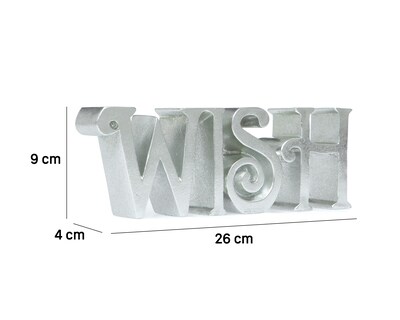 Foto 6 | Letrero Decorativo Wish de Poliresina