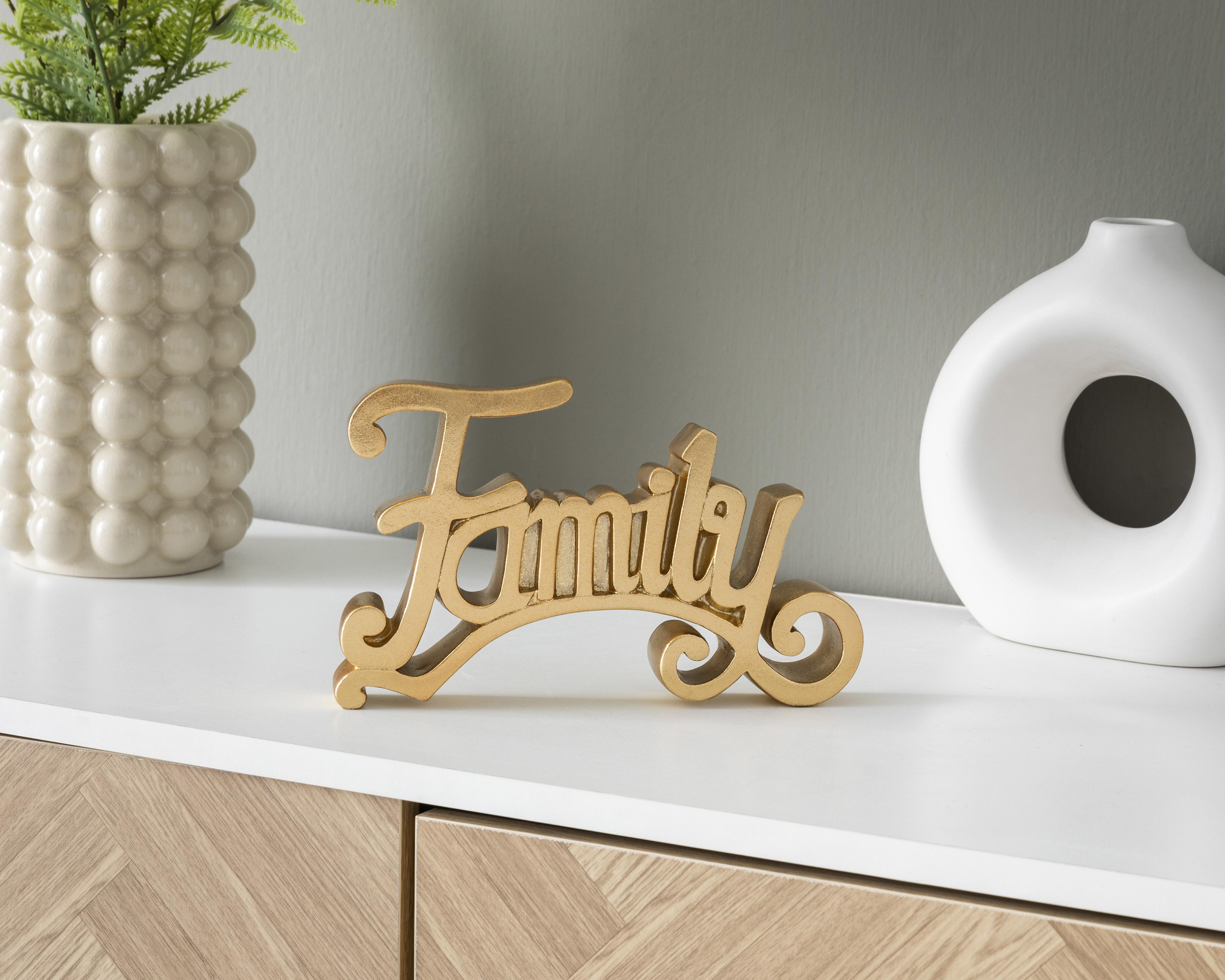 Foto 5 | Escultura de Letras Family de Poliresina