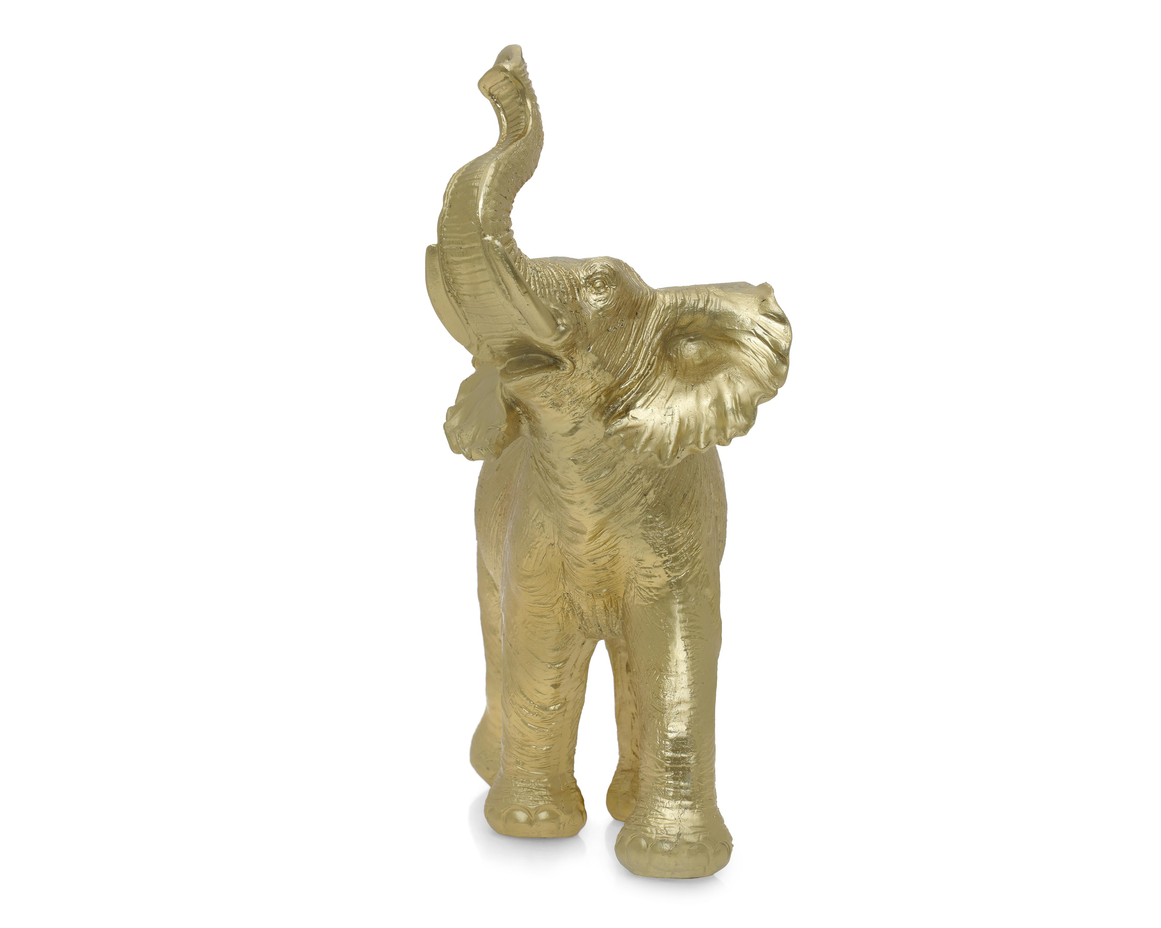 Foto 4 pulgar | Escultura de Elefante Louis de Poliresina