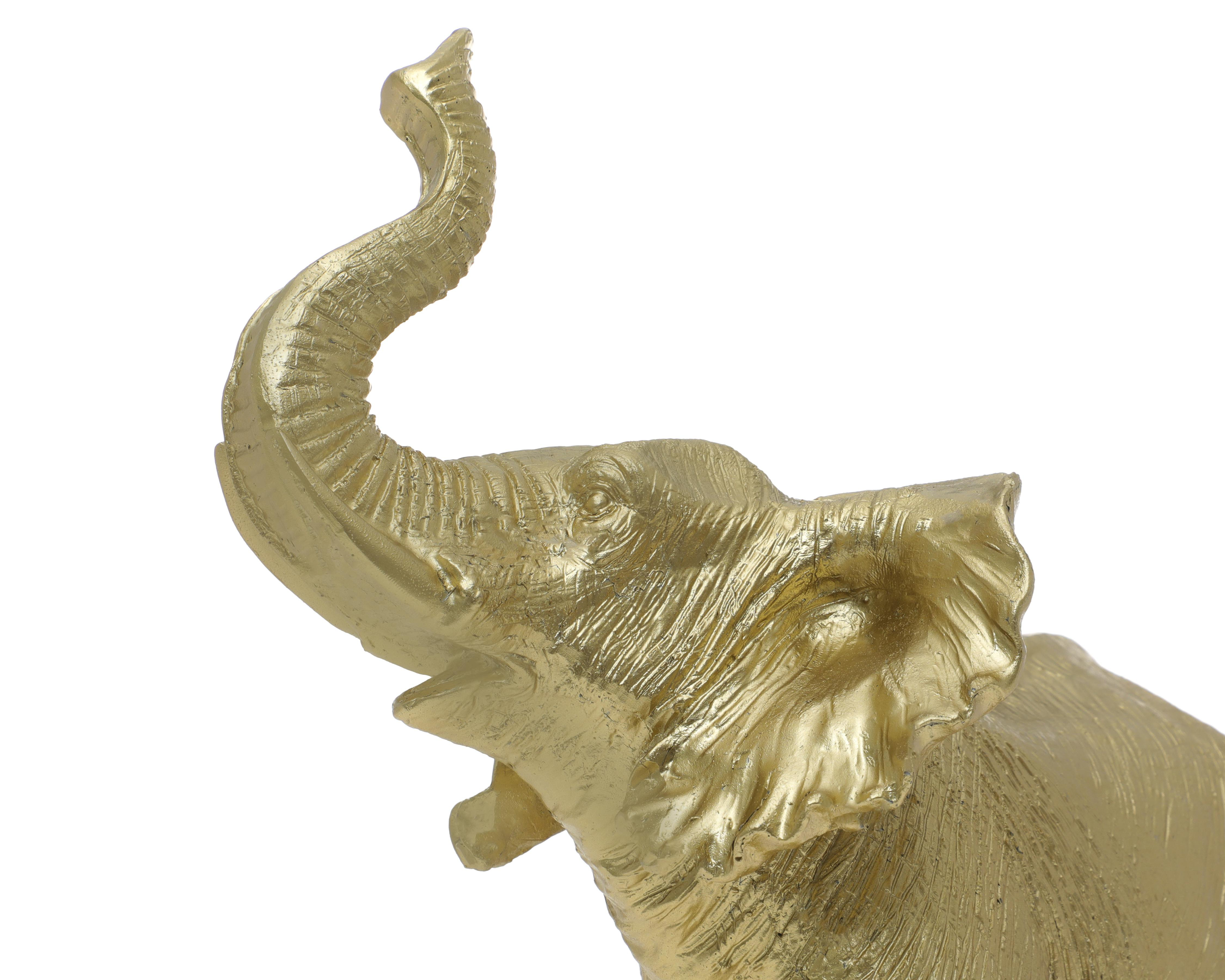 Foto 5 pulgar | Escultura de Elefante Louis de Poliresina