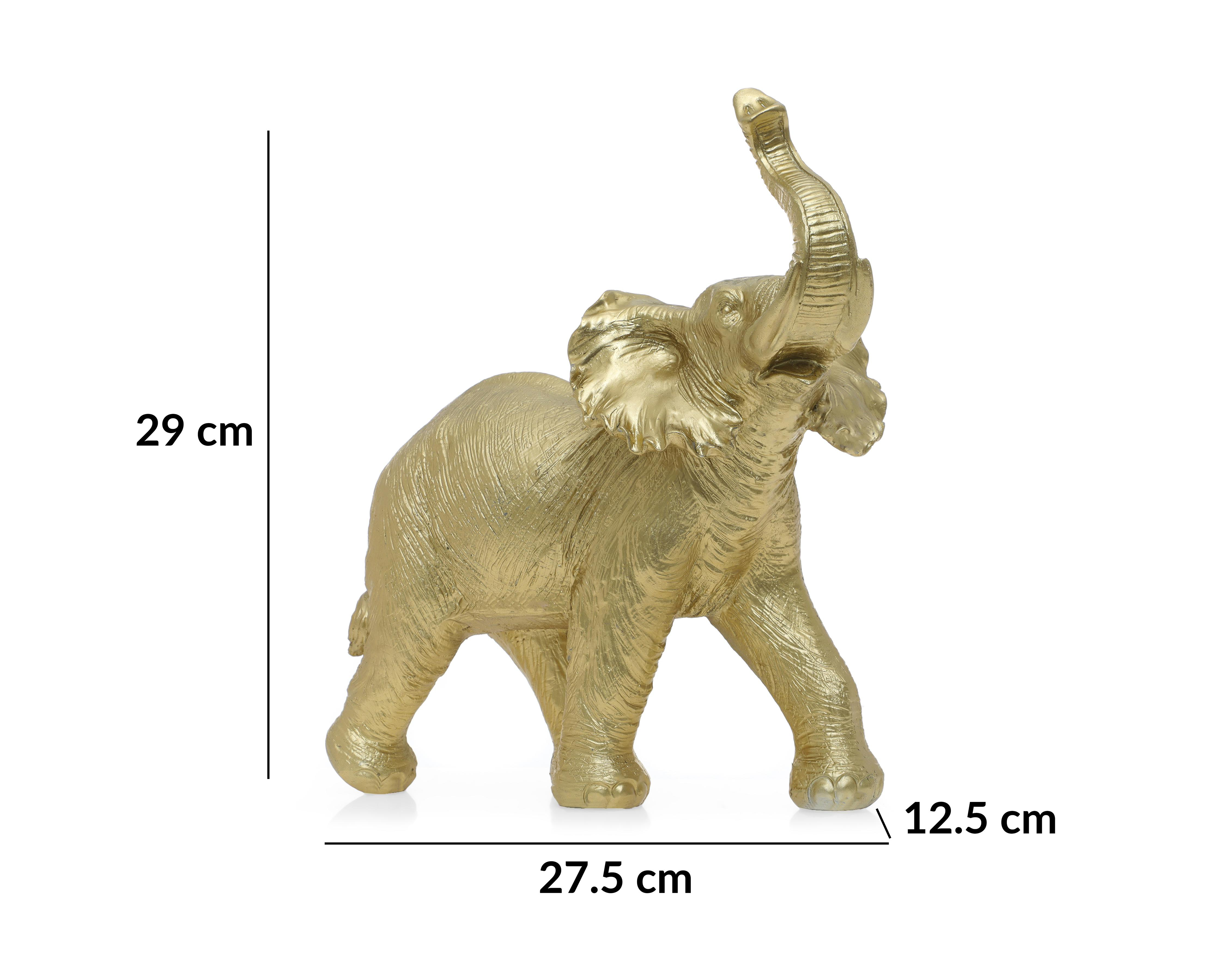 Foto 7 pulgar | Escultura de Elefante Louis de Poliresina