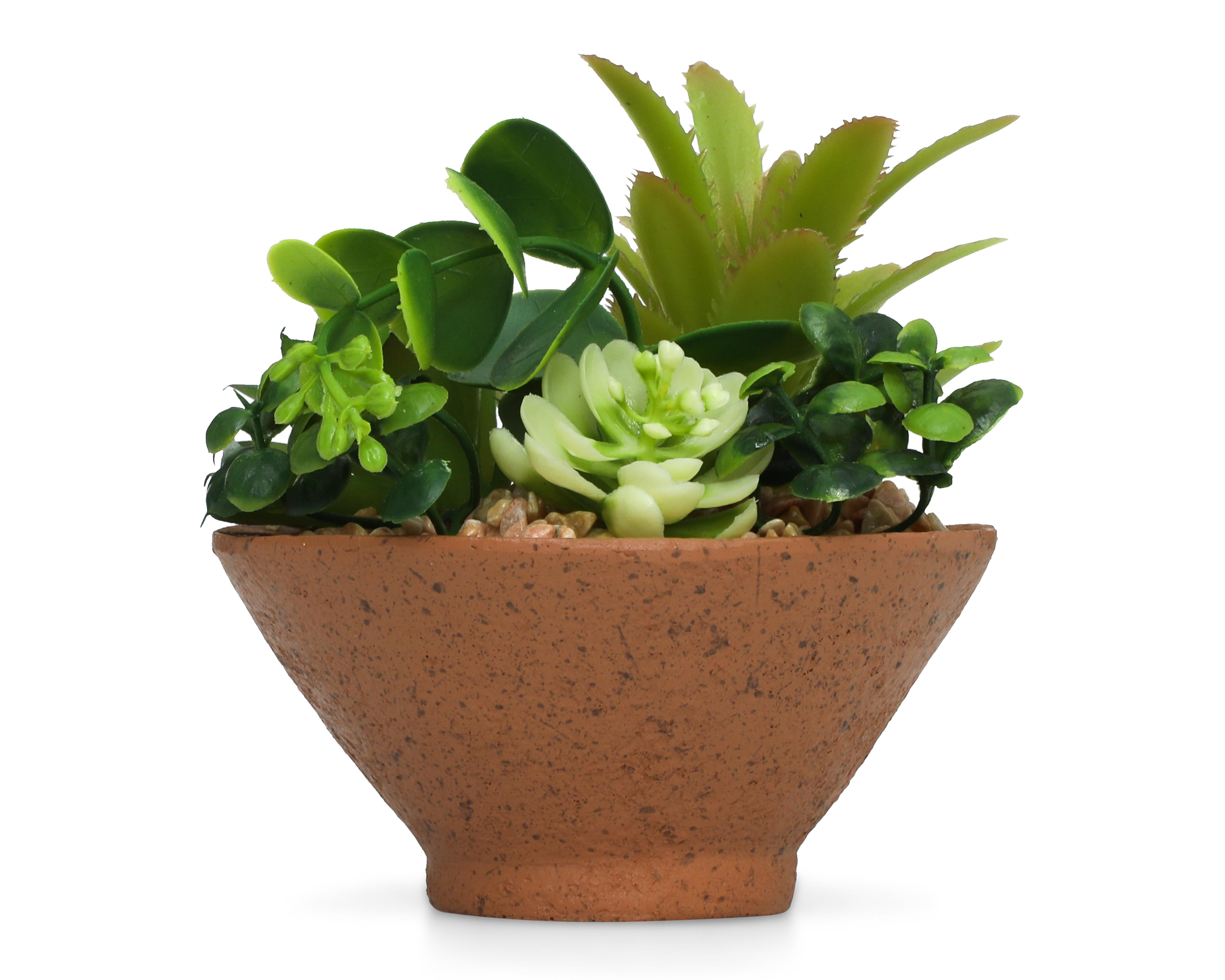 Foto 2 pulgar | Planta Artifcial con Maceta Starhaus 14 cm