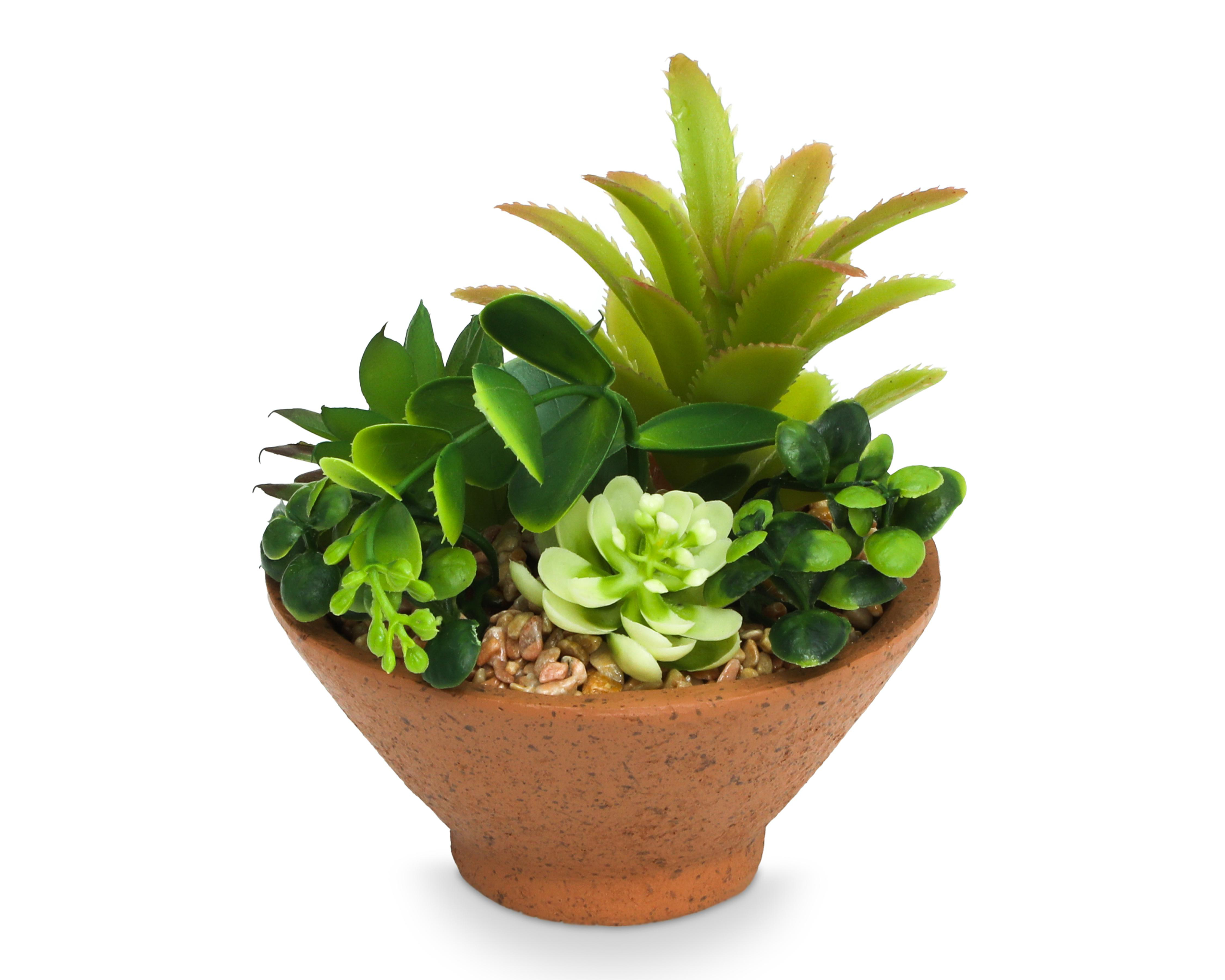 Foto 3 pulgar | Planta Artifcial con Maceta Starhaus 14 cm