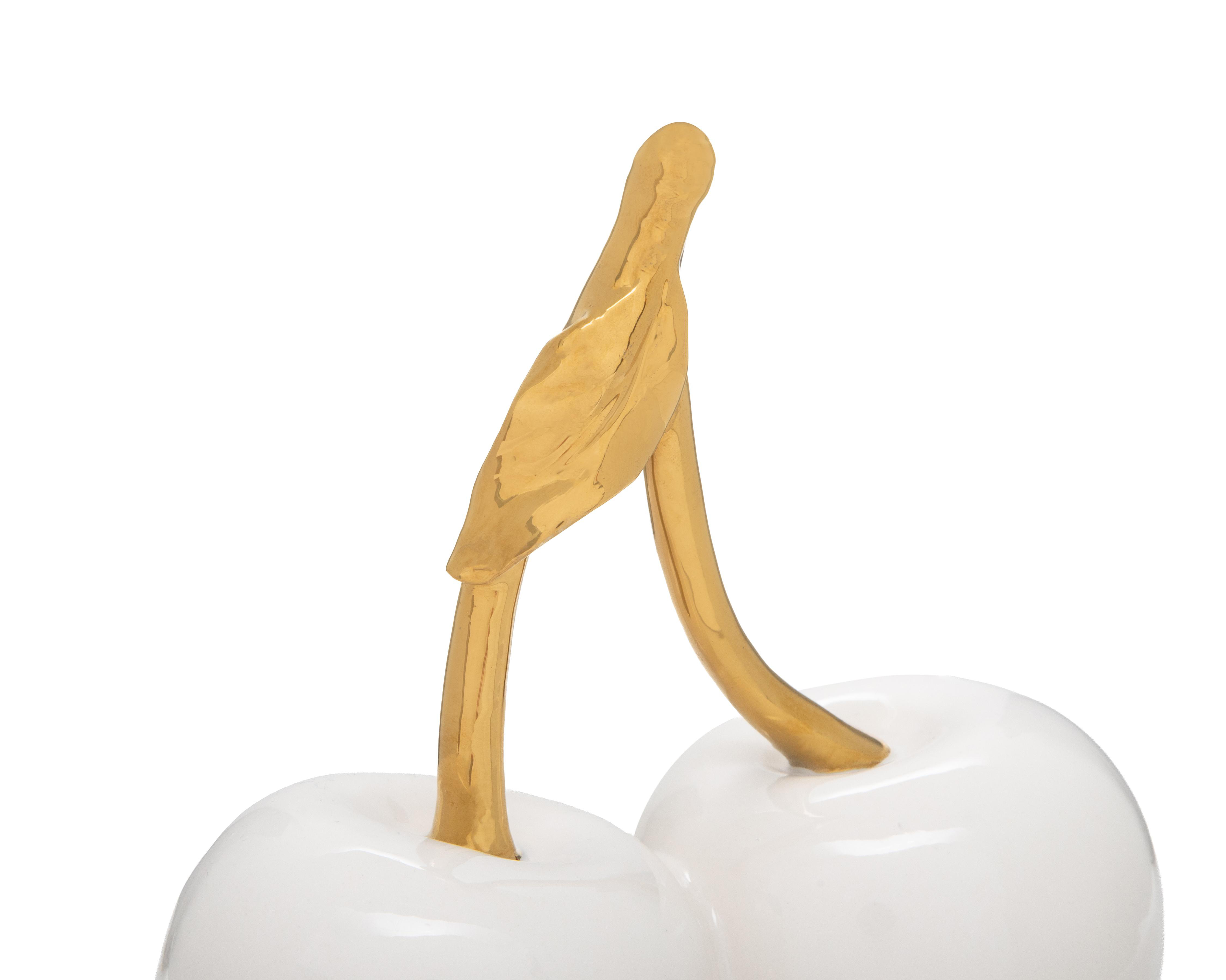Foto 4 pulgar | Escultura de Cereza Cherry de Cerámica