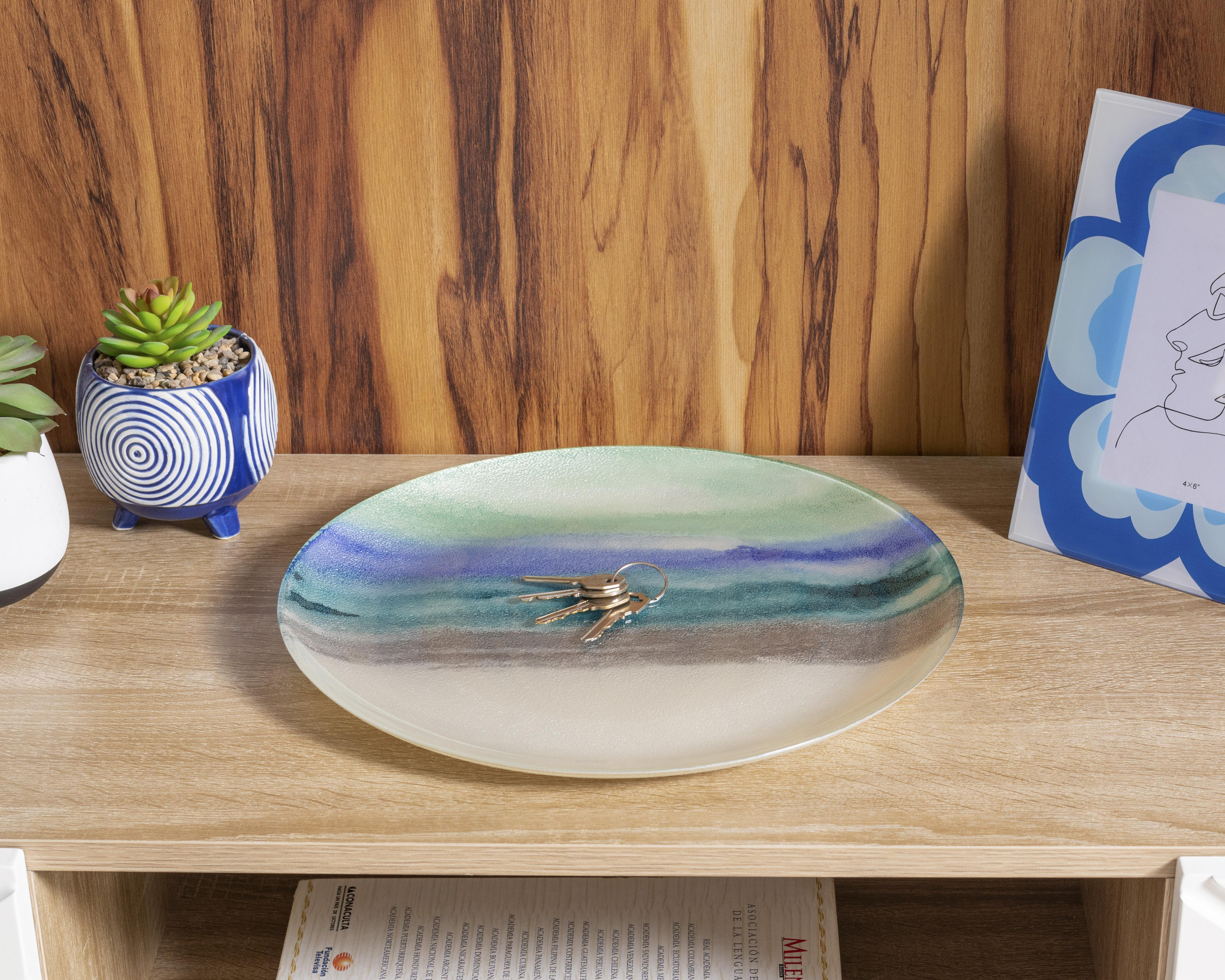 Foto 4 | Charola Decorativa Justin de Vidrio