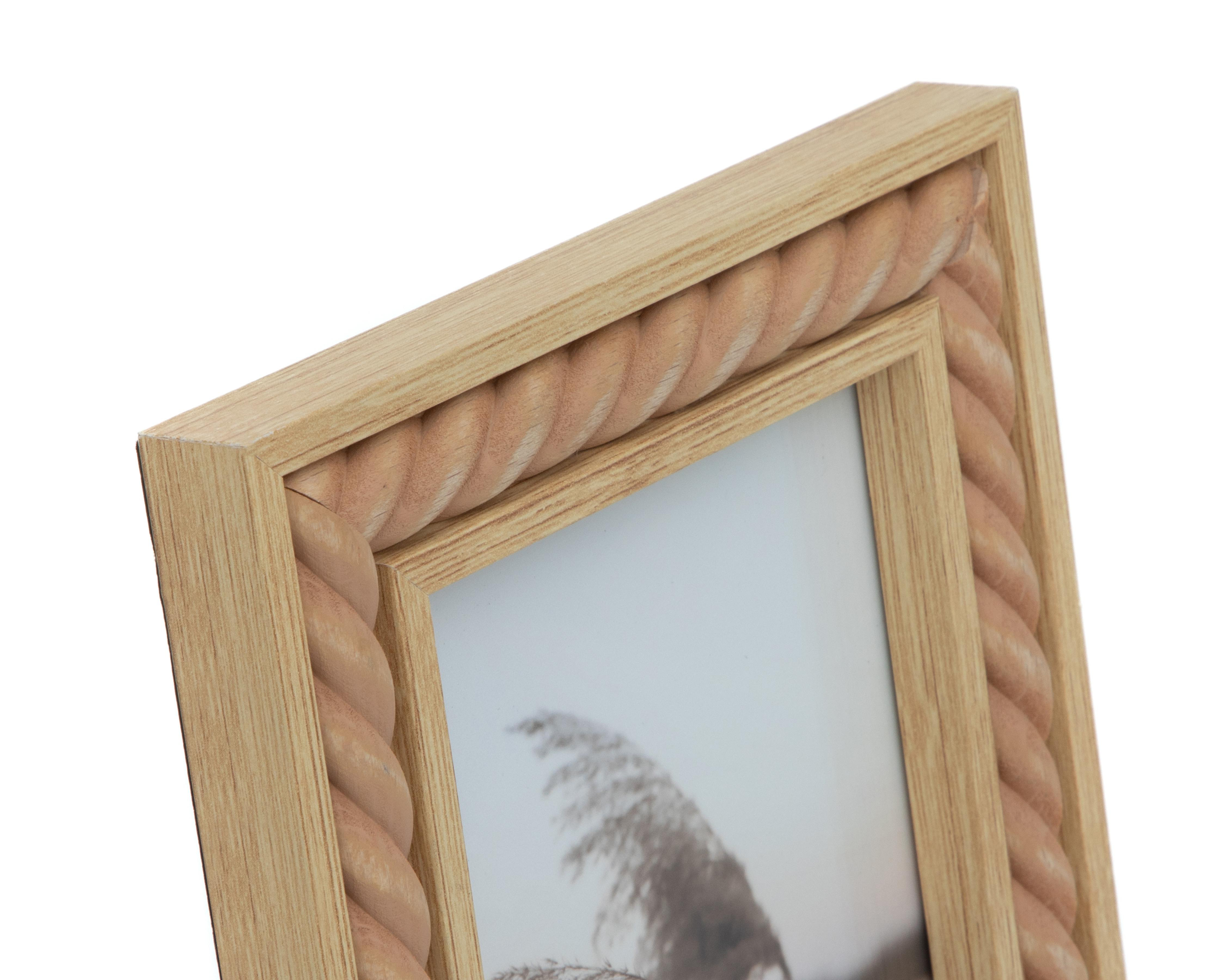 Foto 4 pulgar | Portarretrato de Madera Starhaus 4 x 6"