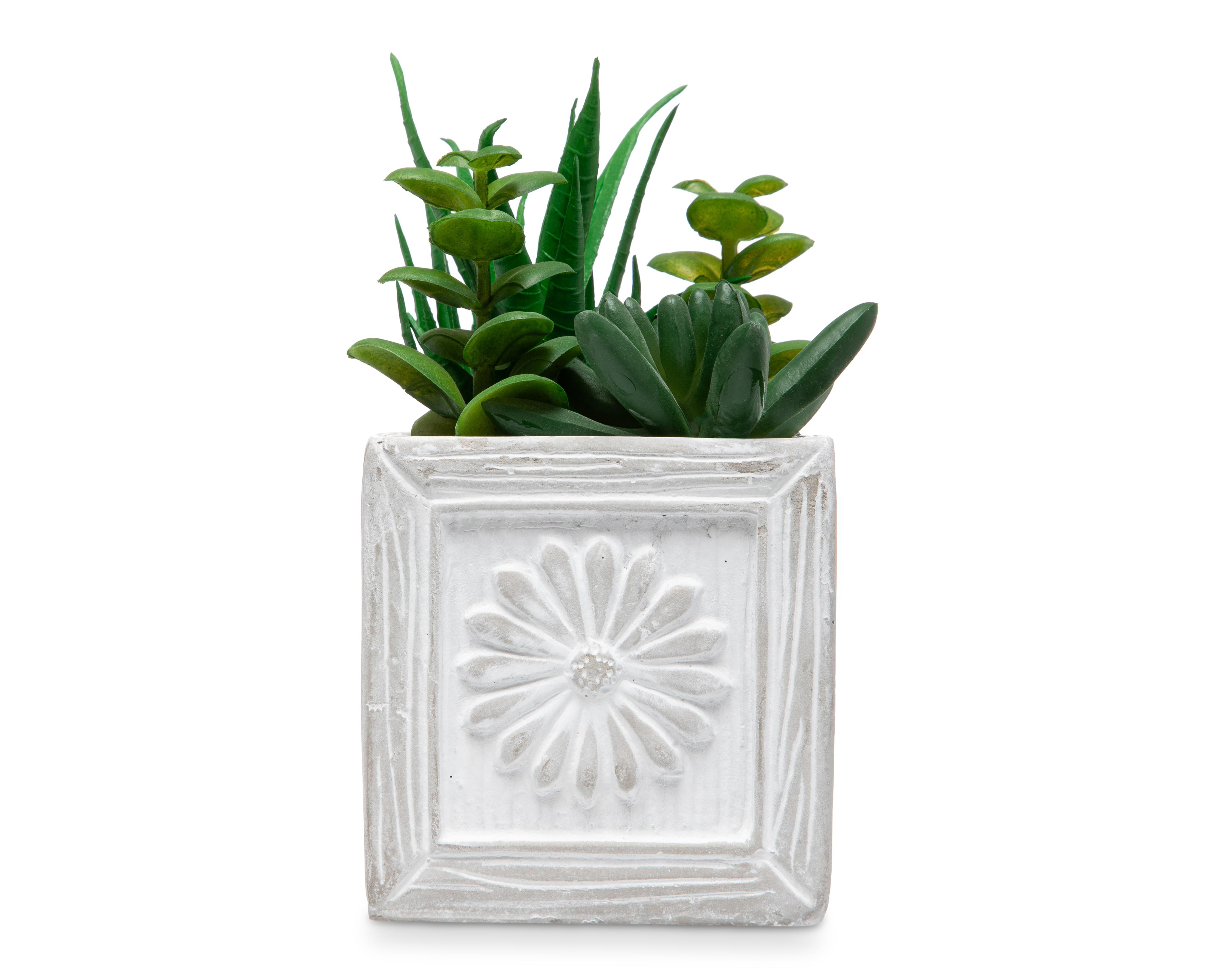 Foto 3 pulgar | Planta Artificial con Maceta Starhaus 14 cm