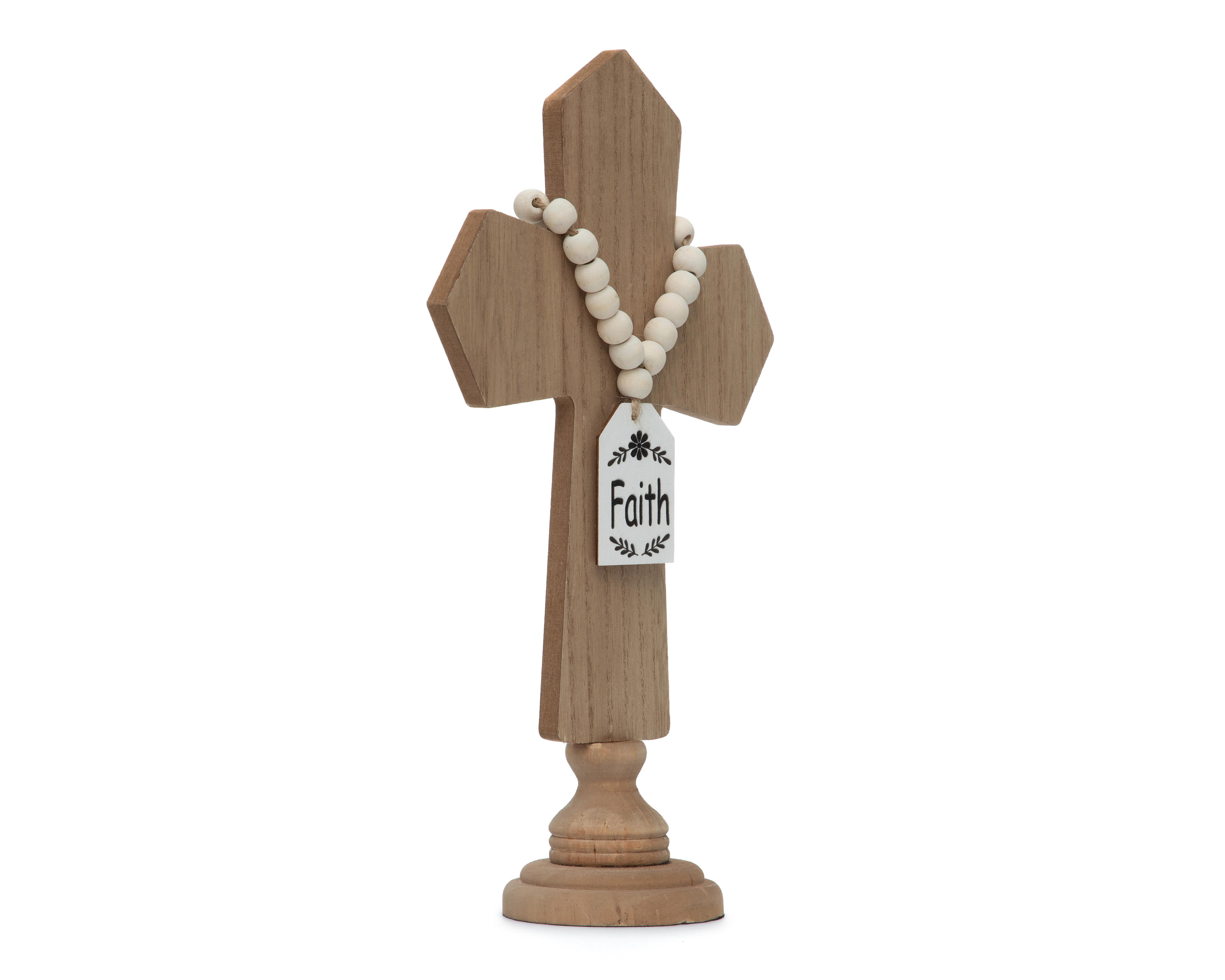 Cruz Decorativa Field de Madera
