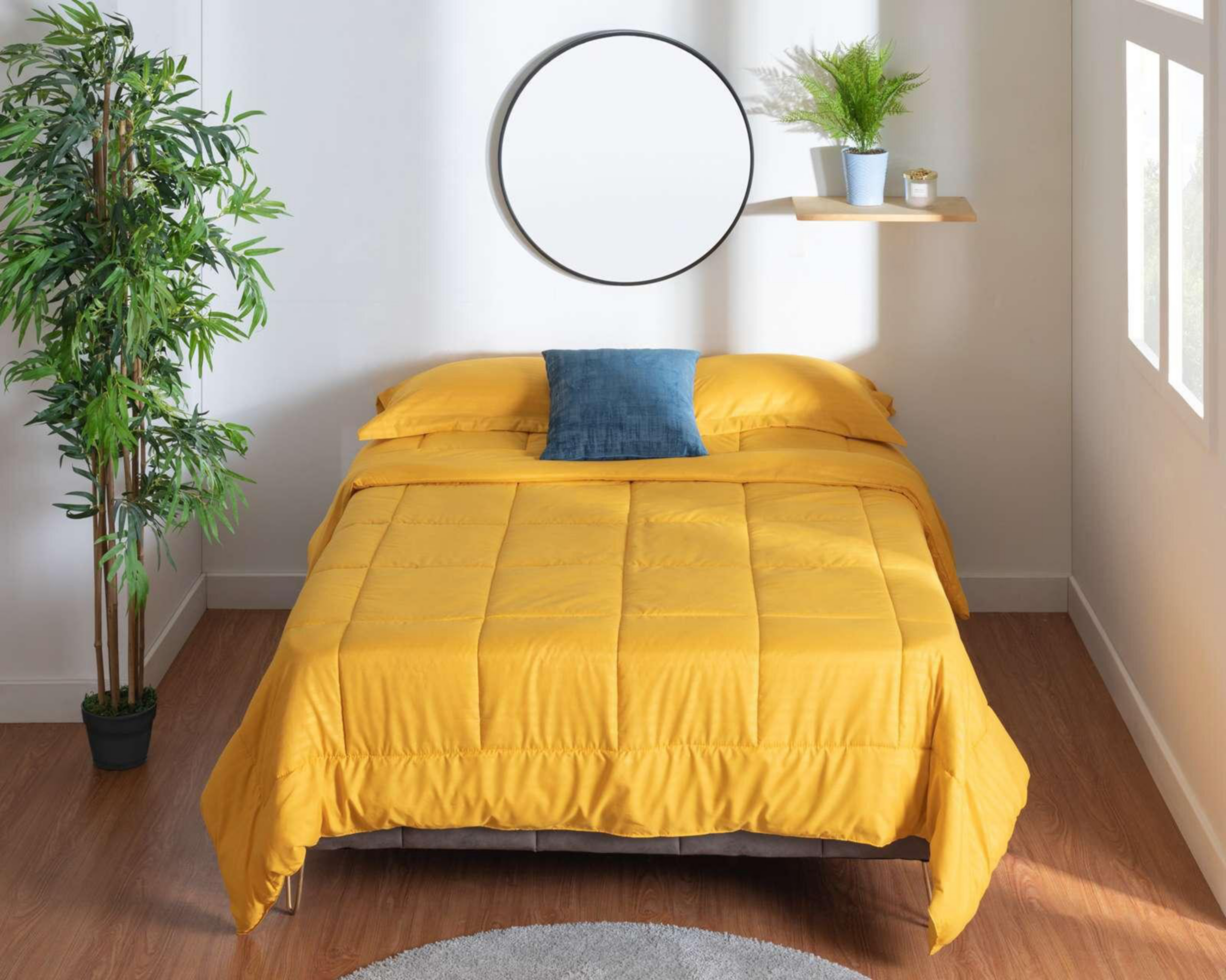 Edredón Starhaus Matrimonial Justina Amarillo $499