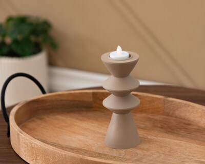 Foto 4 | Candelabro Orion de Madera Industrializada