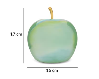 Foto 4 | Escultura de Manzana Toledo M de Vidrio