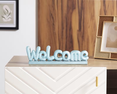Foto 4 | Letrero Decorativo Welcome de Cerámica