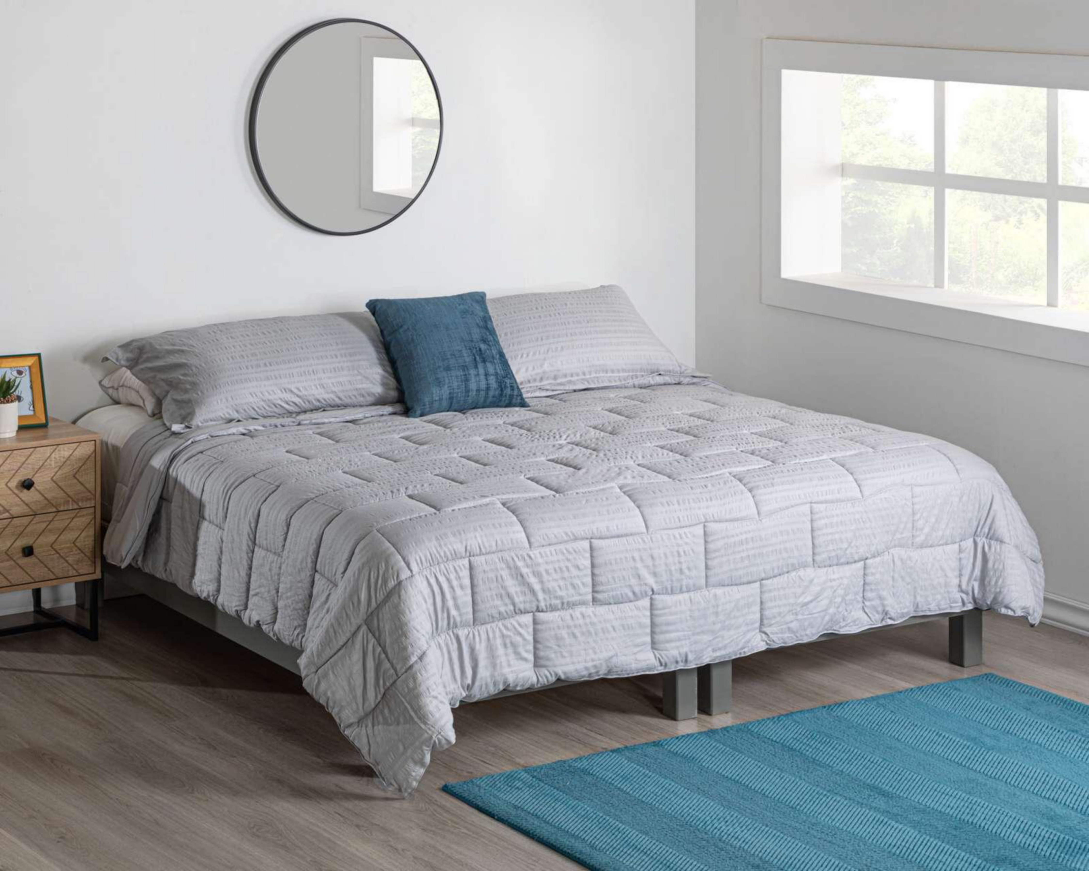 Edredón Starhaus King Size Avery Gris