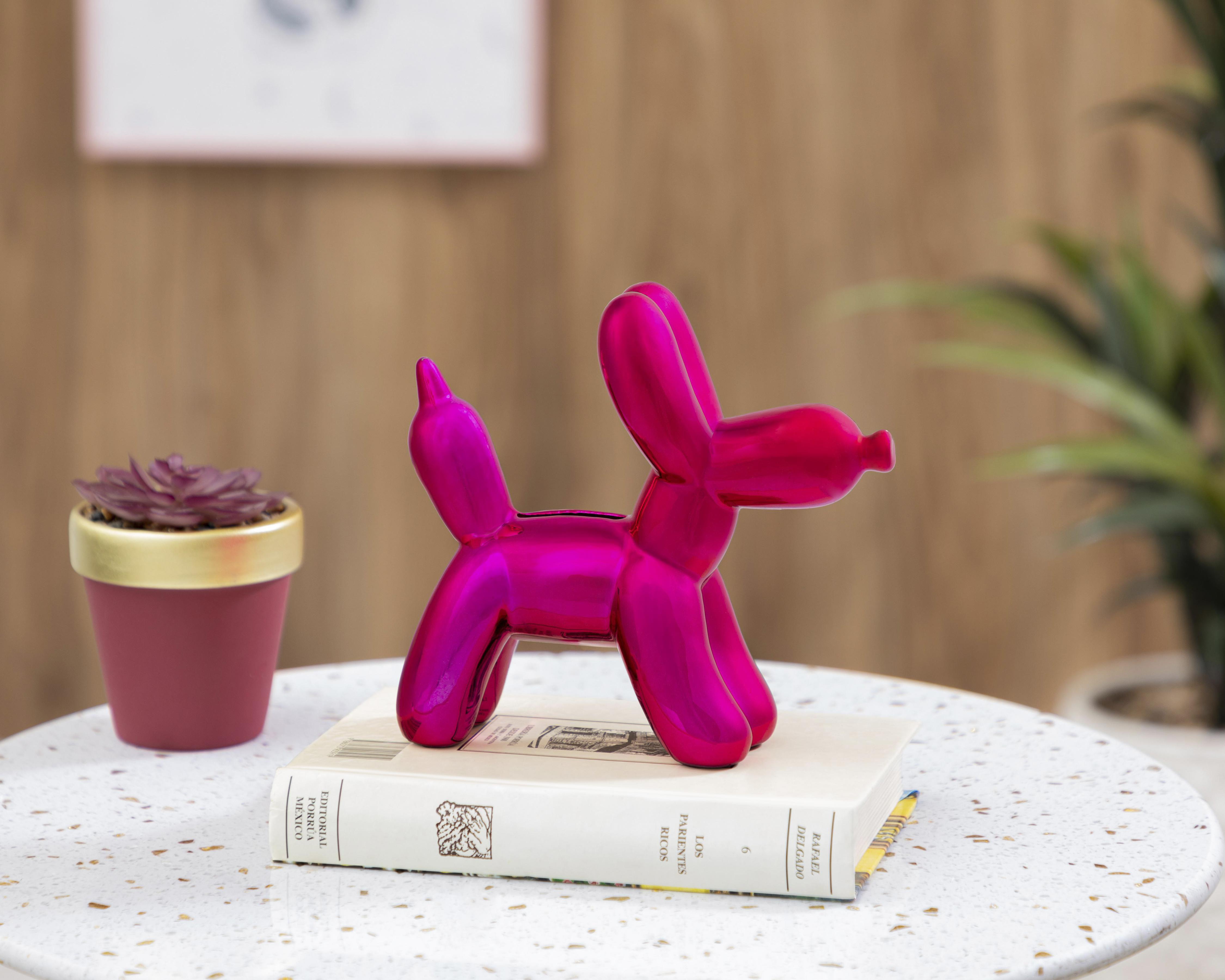 Foto 5 pulgar | Escultura de Perrito Bruno de Cerámica