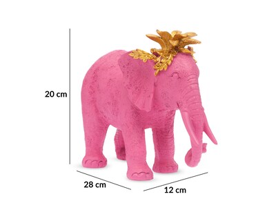 Foto 5 | Escultura de Elefante Clarita de Poliresina