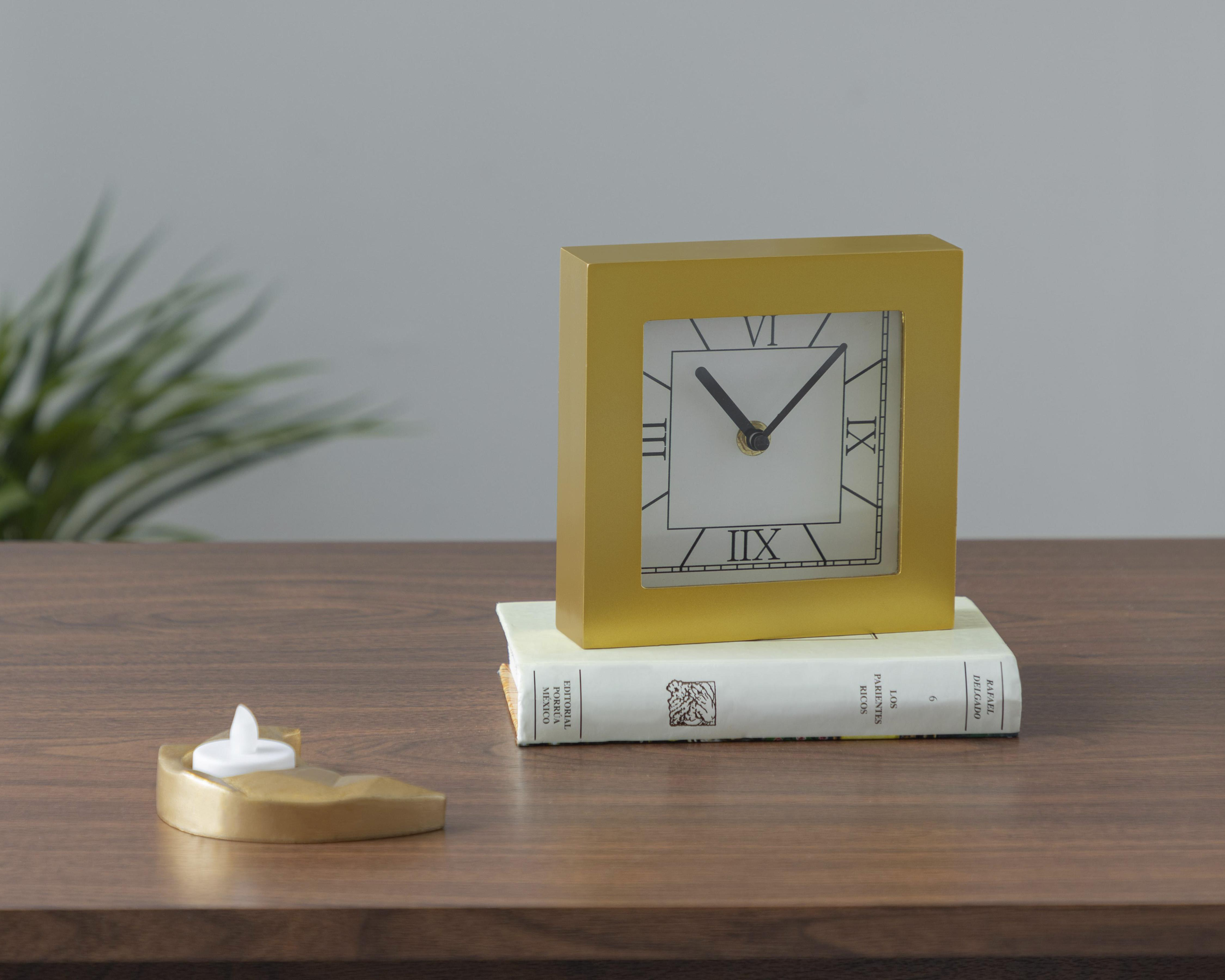 Foto 4 | Reloj Cuadrado Harvest de Madera Industrializada