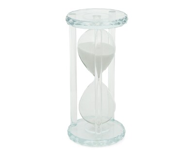Foto 1 | Escultura Reloj de Arena Heron de Cristal