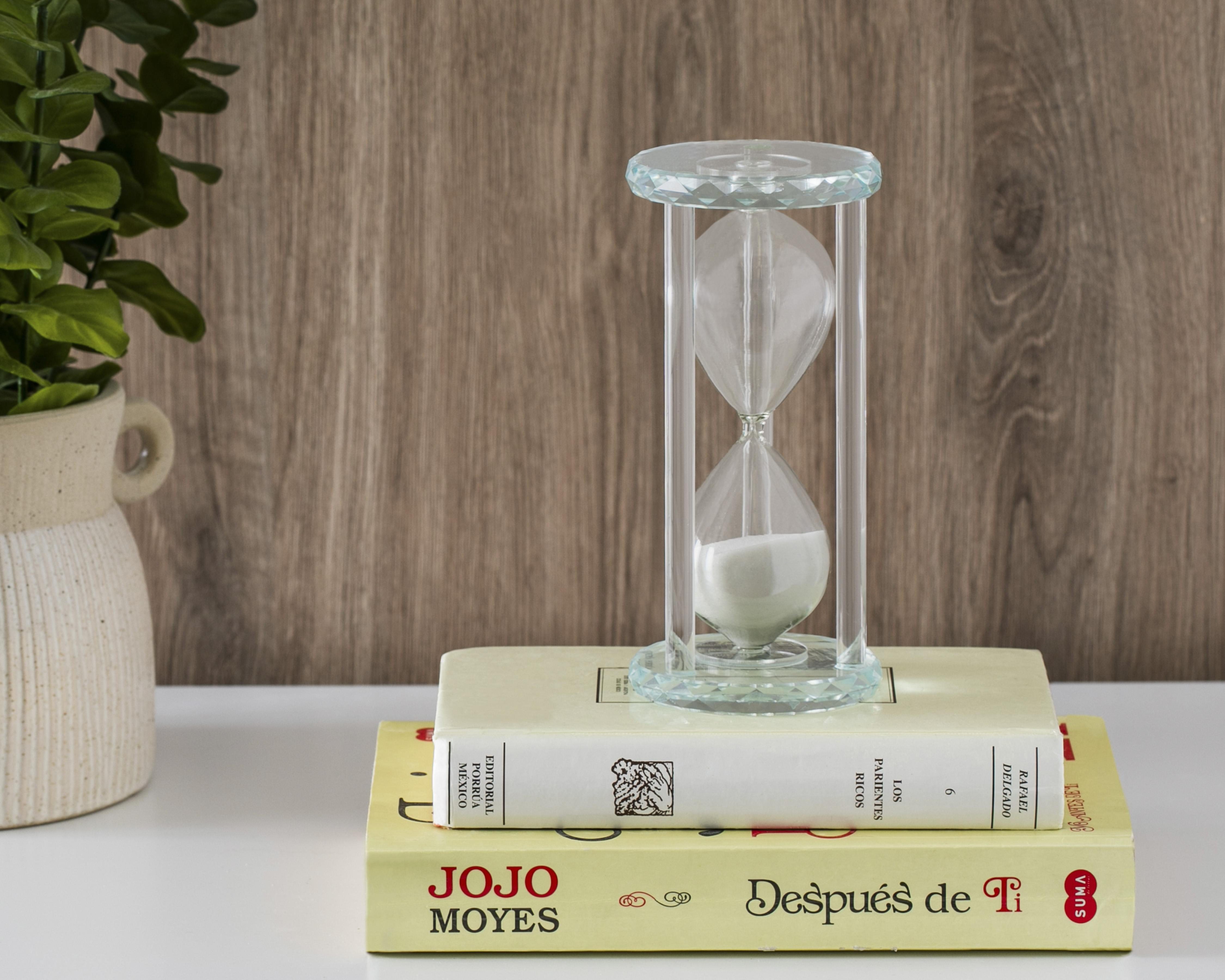 Foto 4 | Escultura Reloj de Arena Heron de Cristal