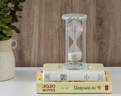Foto 4 | Escultura Reloj de Arena Heron de Cristal