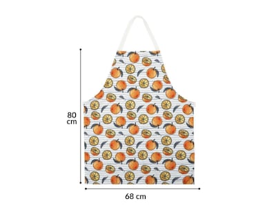 Foto 4 | Mandil de Cocina Naranjas Divertidas