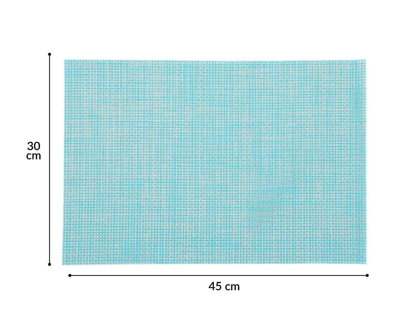 Foto 5 pulgar | Mantel Individual Janet Azul 30 x 45 cm 4 Piezas