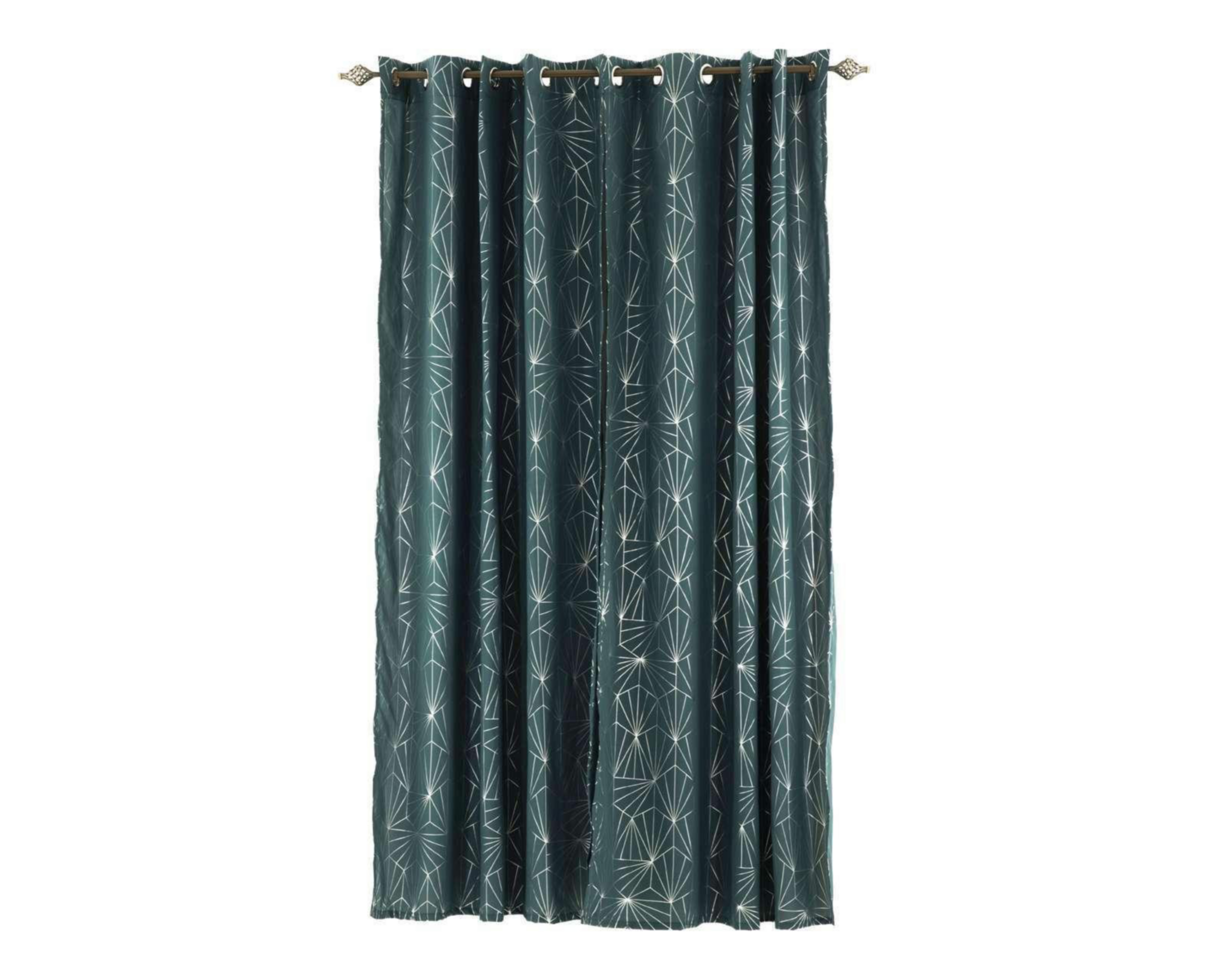Foto 3 pulgar | Cortina Linz 280 x 225 cm Verde