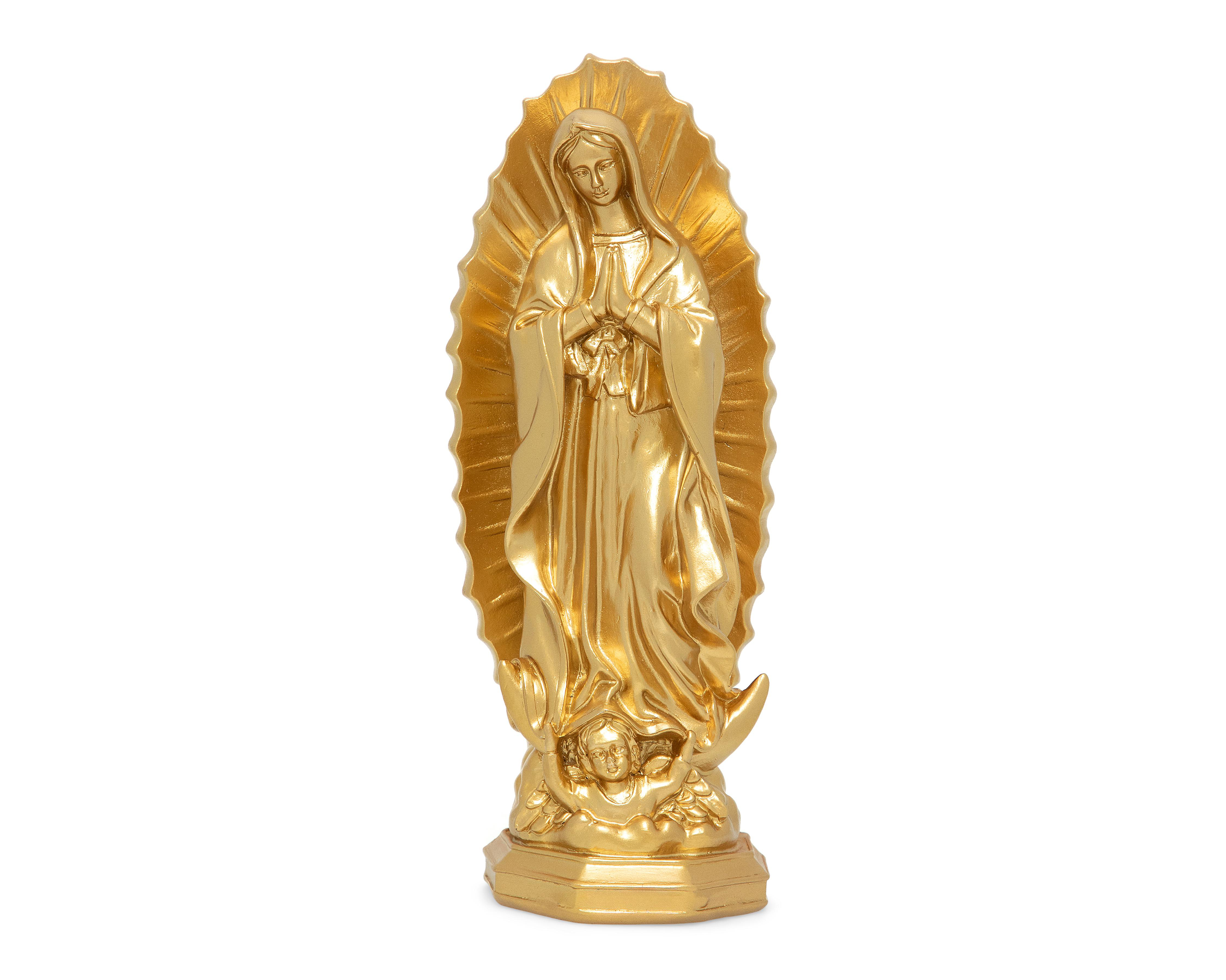 Foto 4 pulgar | Escultura Virgen de Guadalupe de Resina