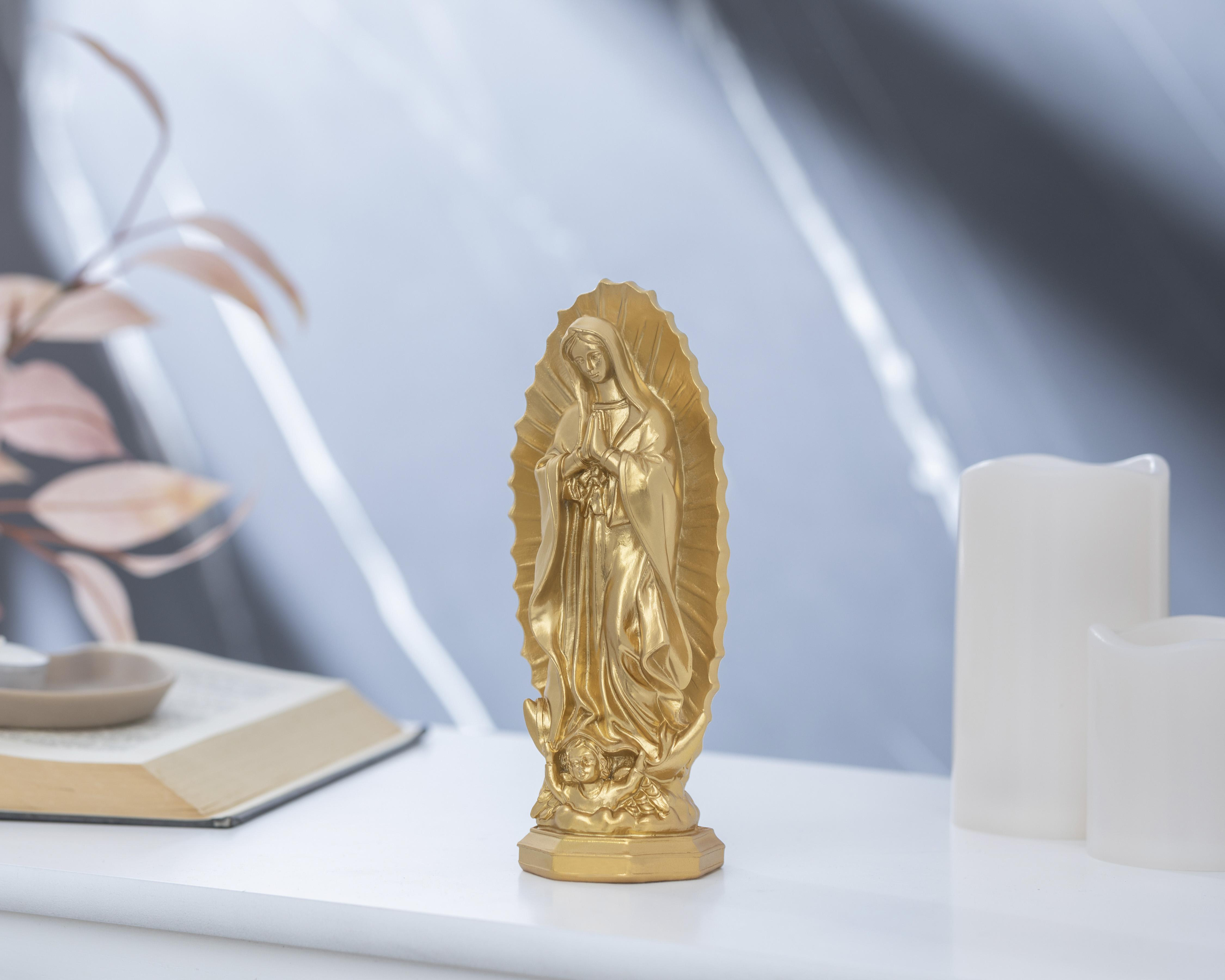 Foto 5 | Escultura Virgen de Guadalupe de Resina