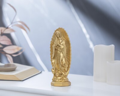 Foto 5 | Escultura Virgen de Guadalupe de Resina